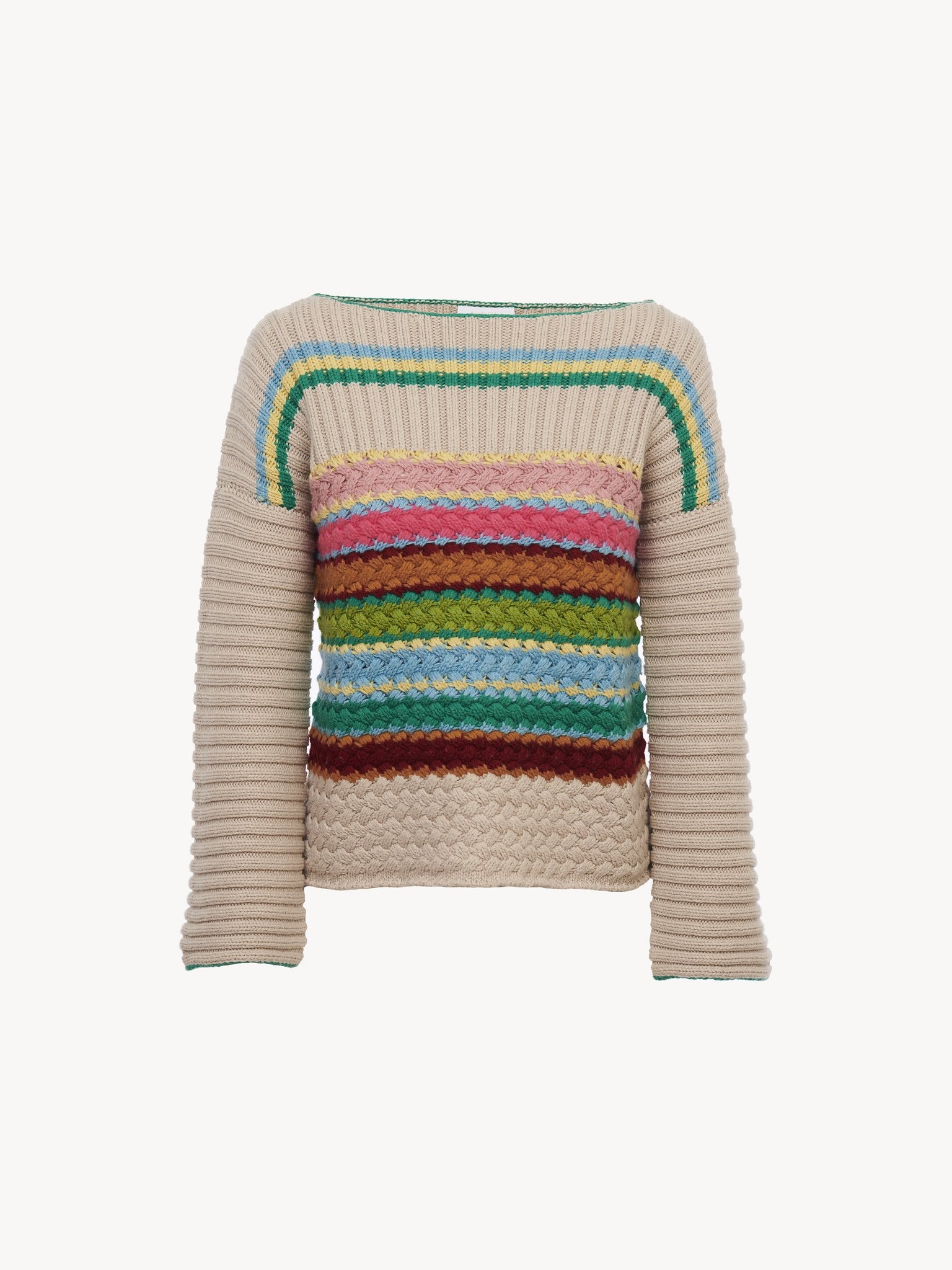 MULTICOLOR STRIPED SWEATER - 4