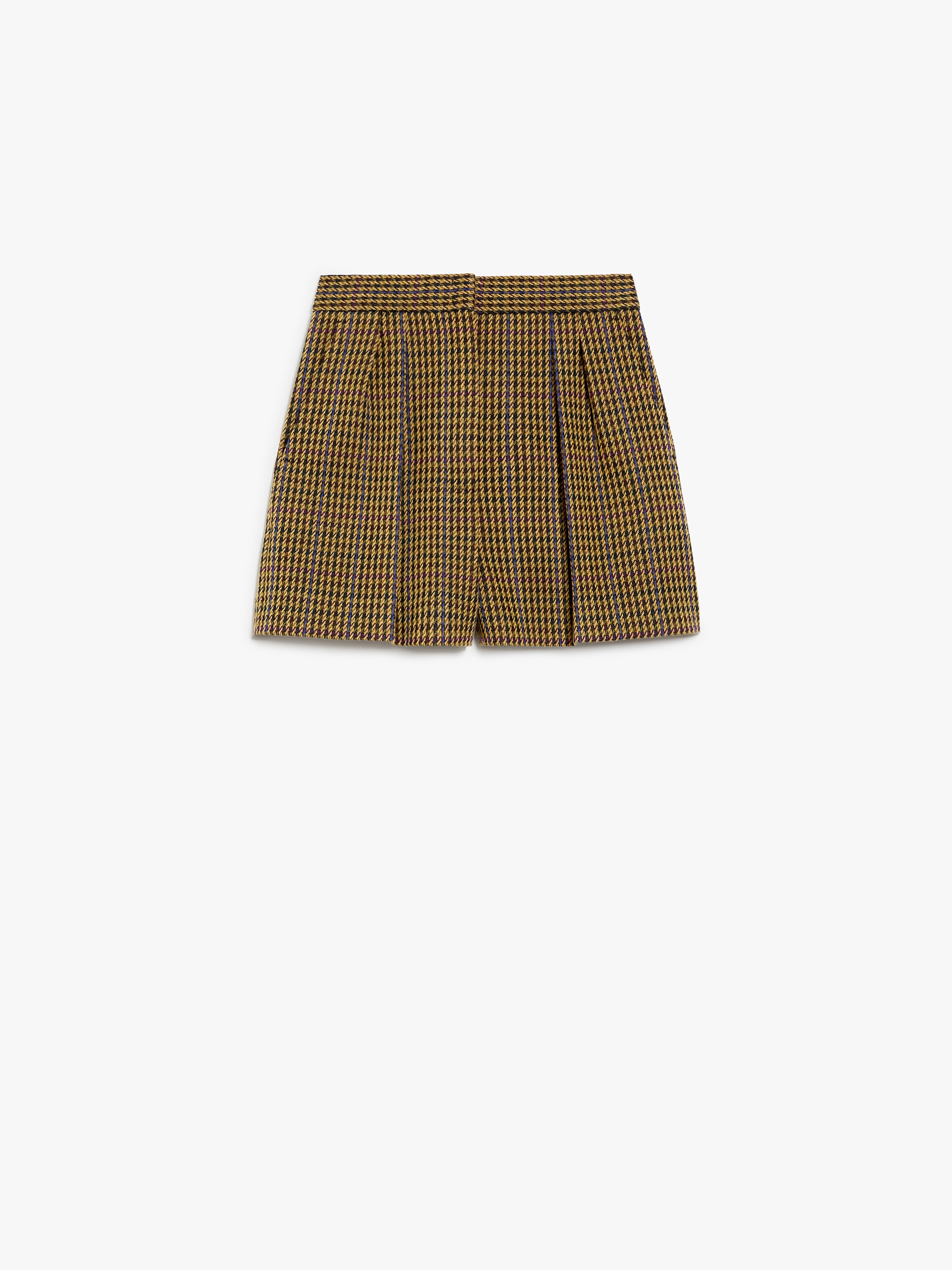 PATRONI Pied de Poule jersey shorts - 1