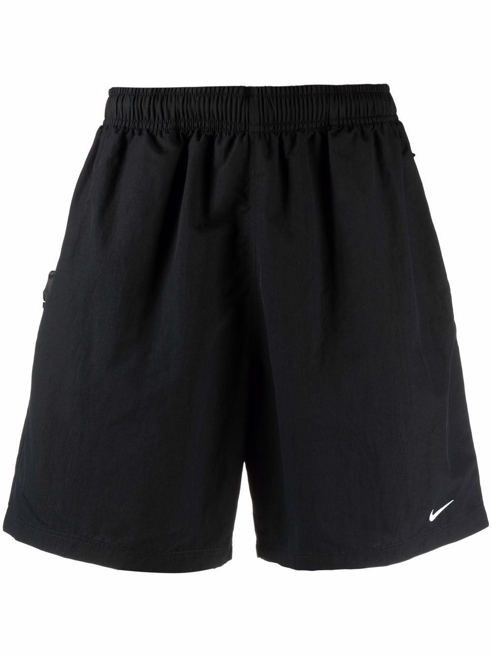 swoosh track shorts - 1