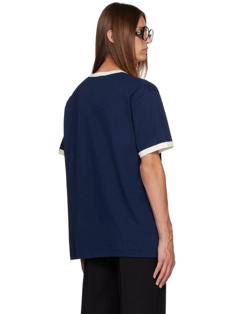 Interlocking G logo-embroidered cotton T-shirt 3