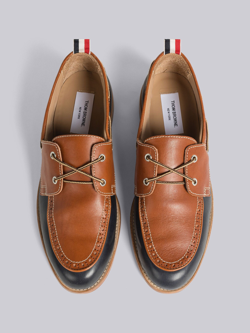 VACCHETTA LEATHER BOAT SHOE 4