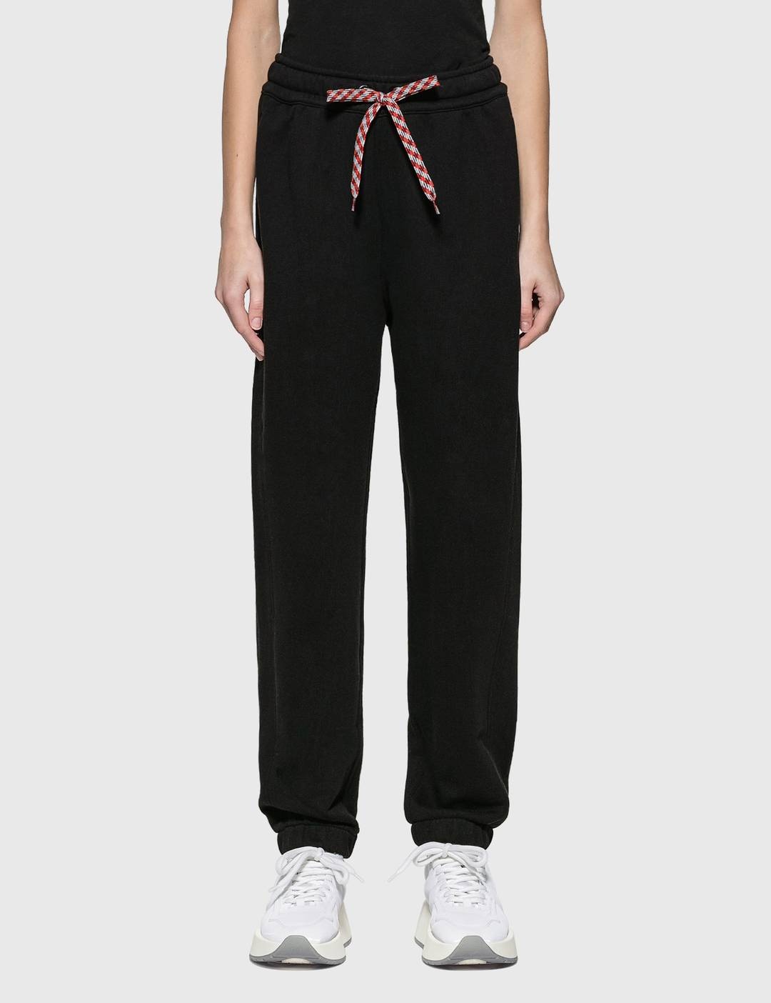 Embroidered Logo Cotton Trackpants - 1