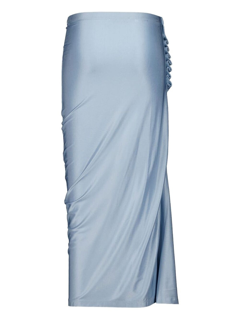 rabanne draped skirt outlook