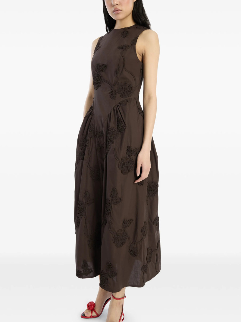 Rotate Flower-detail Midi Dress 3