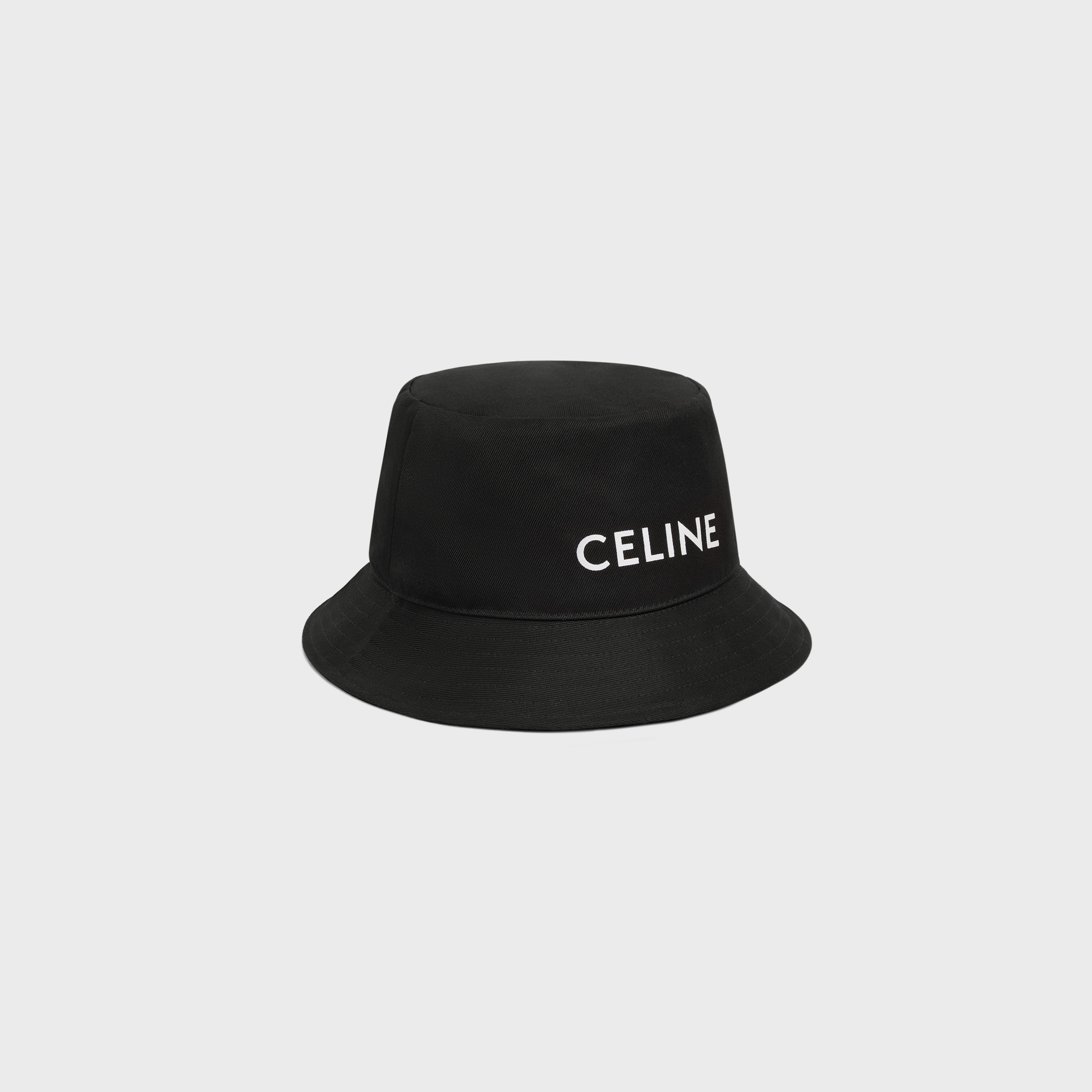 CELINE CELINE BUCKET HAT IN GABARDINE COTTON