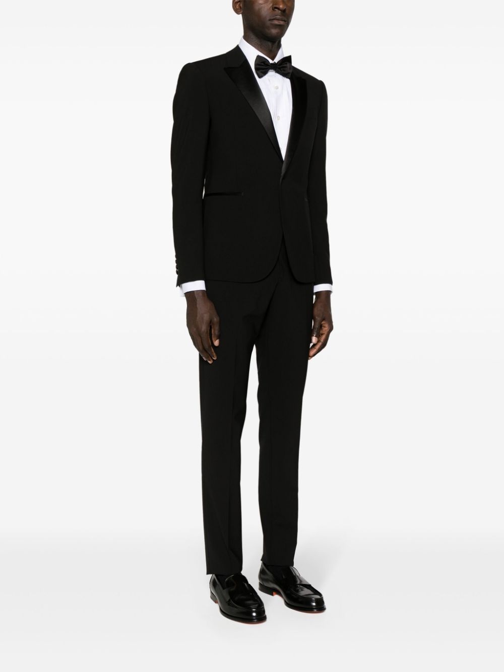 single-breasted tailored suit - 3