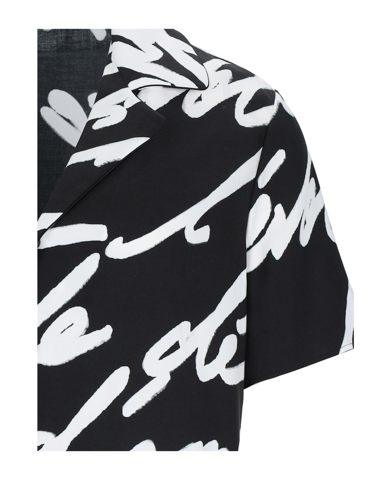 Black Viscose Shirt - 4