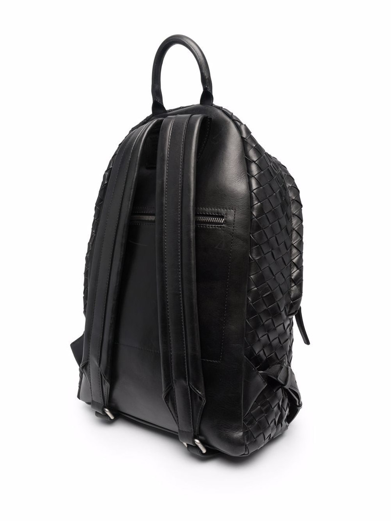 Armor woven leather backpack 4
