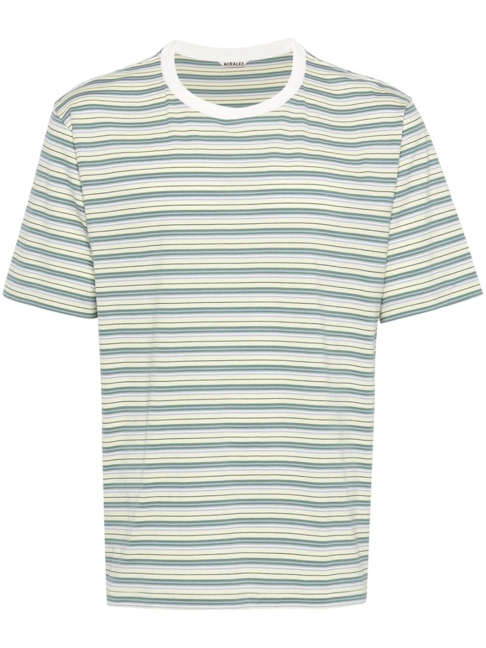AURALEE Hard Twist cotton T-Shirt | REVERSIBLE