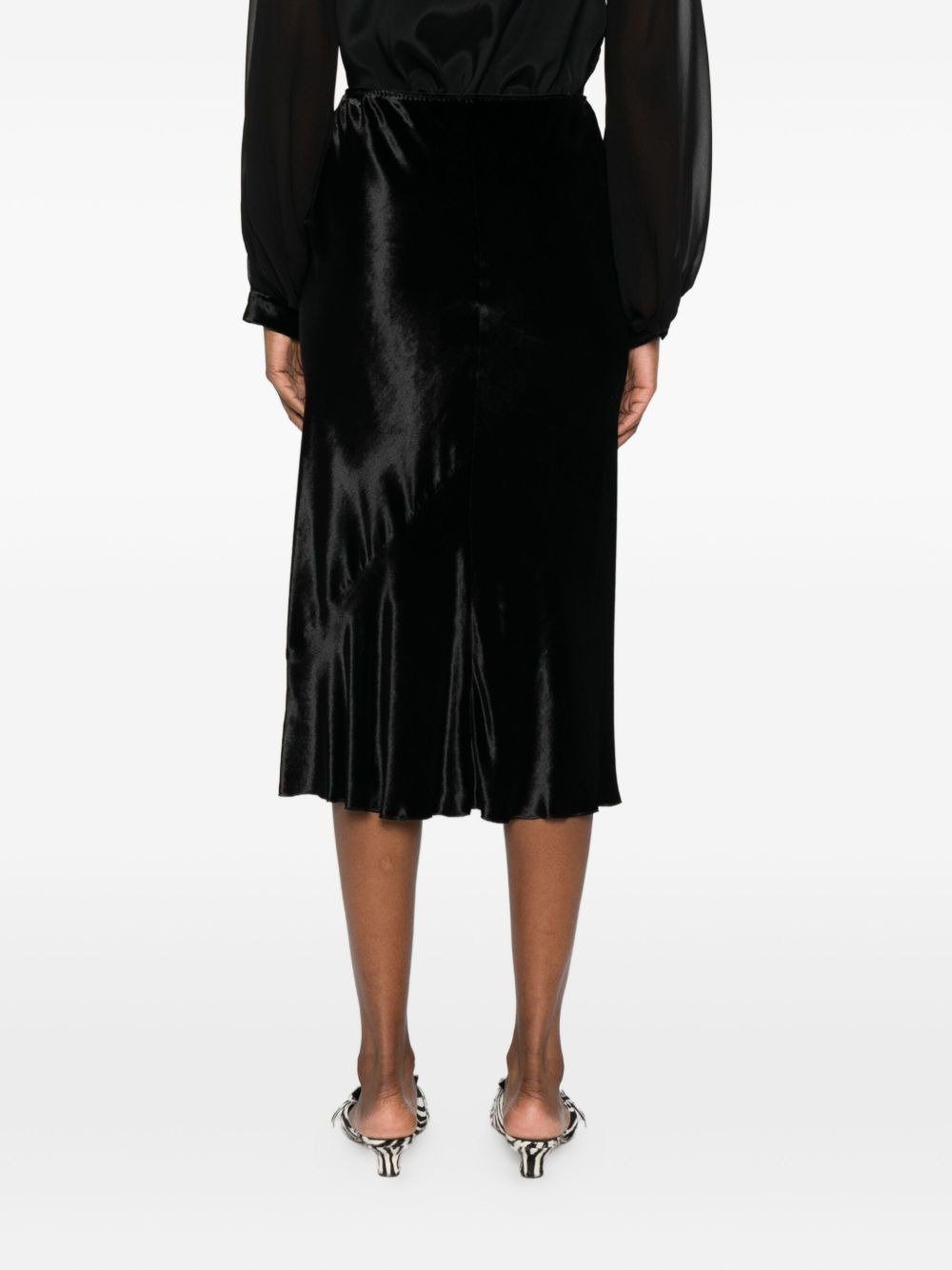 bias-cut midi skirt - 4