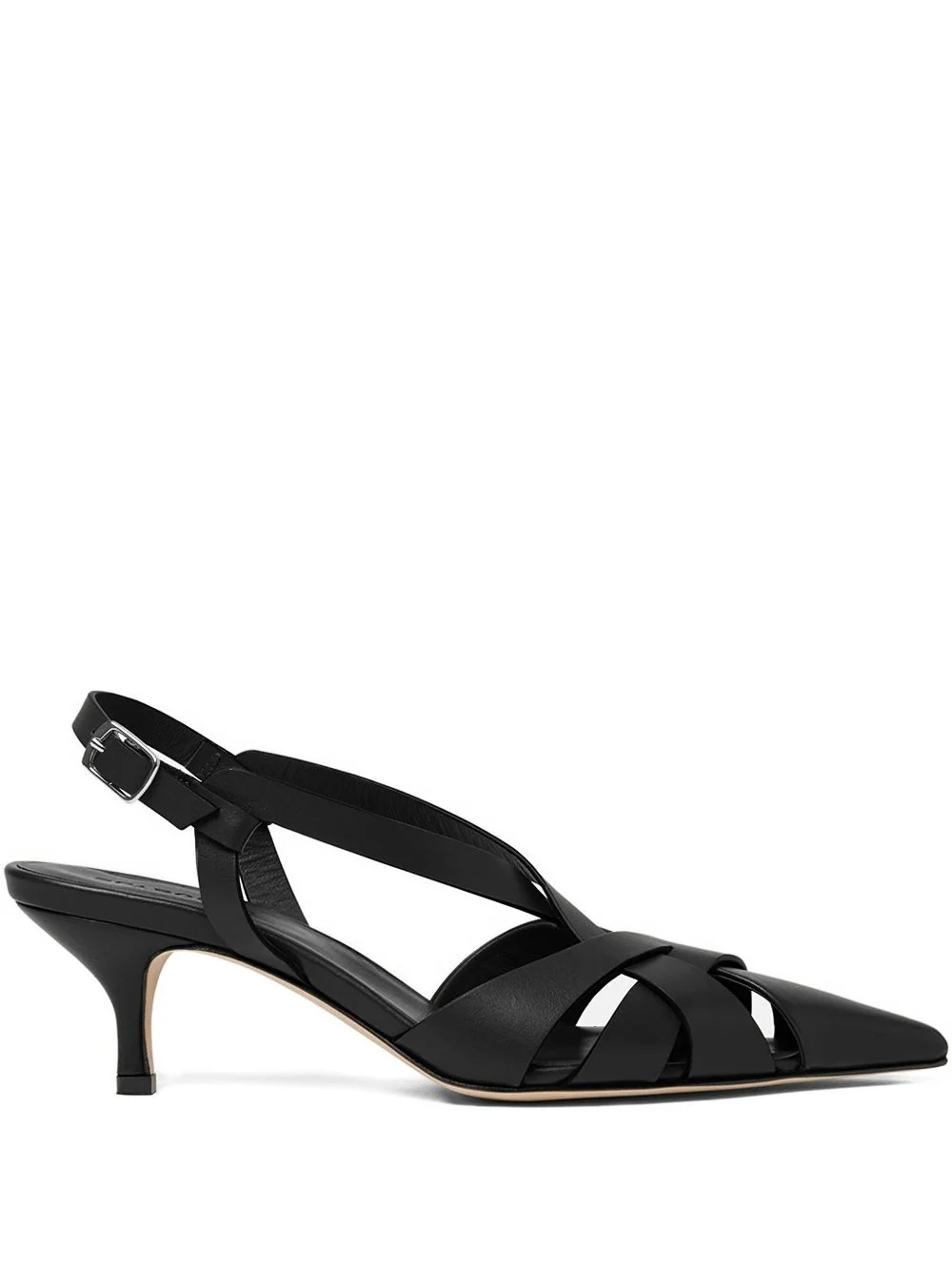 slingback pointed-toe pumps - 1