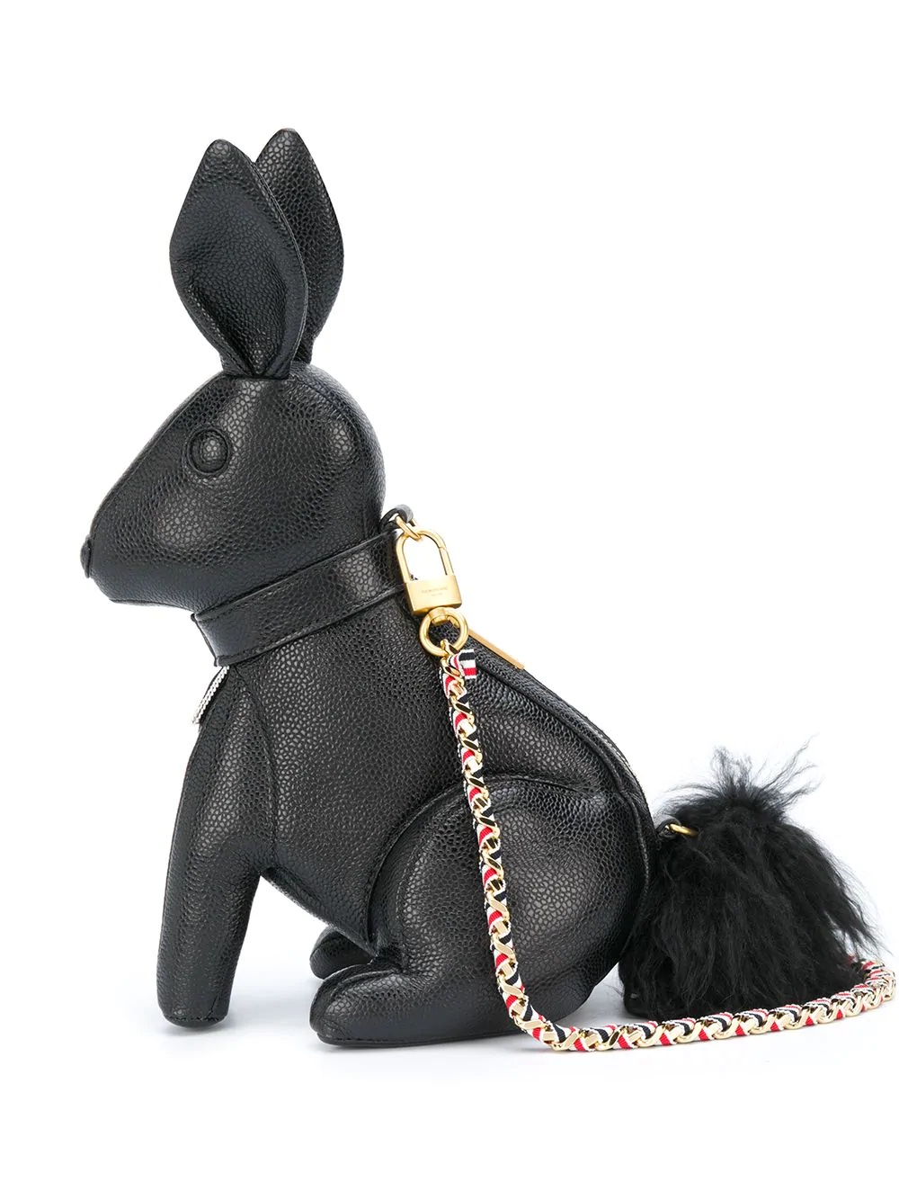 small Rabbit pebbled leather shoulder bag - 1