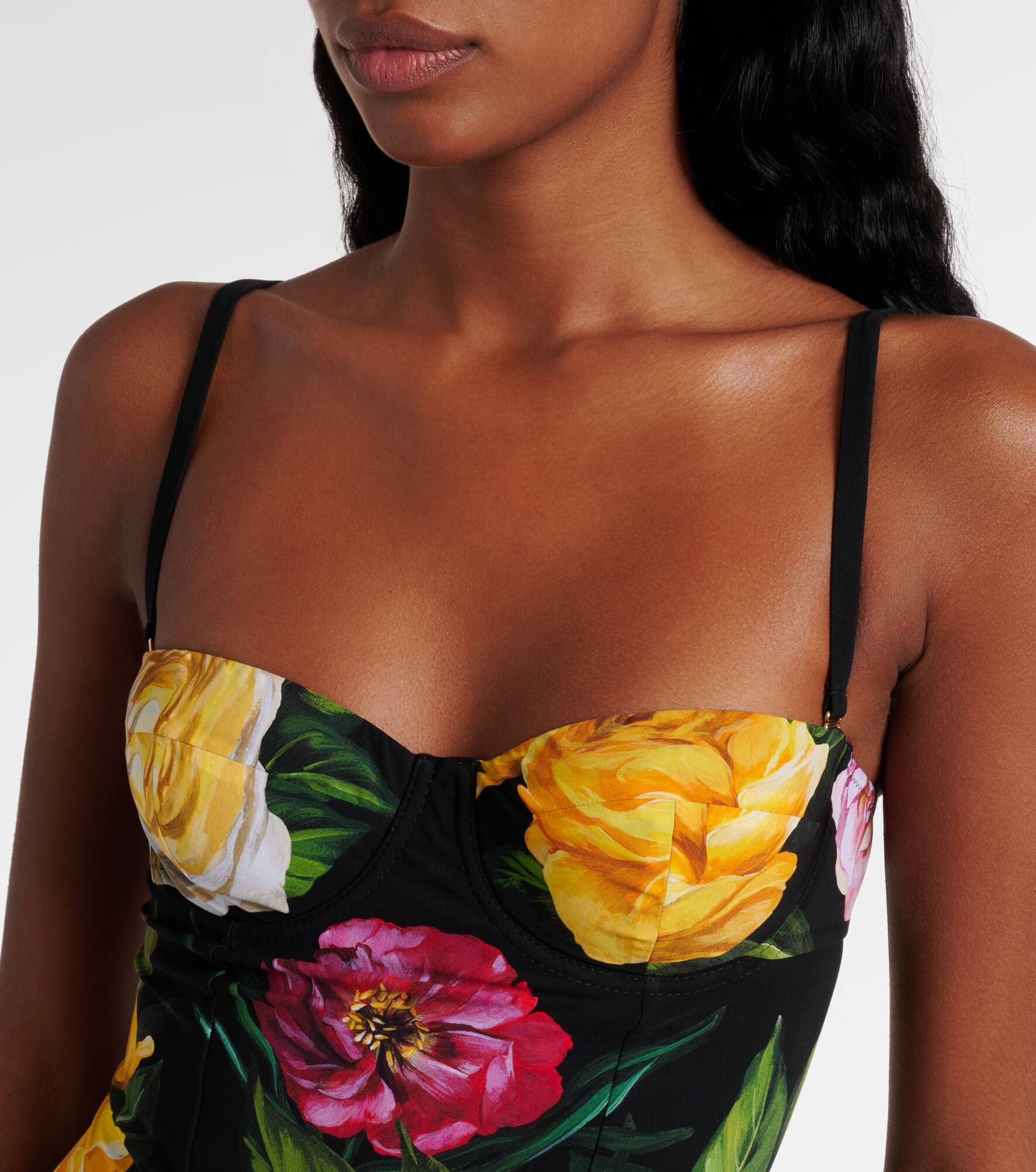 Floral printed swimsuit - 4