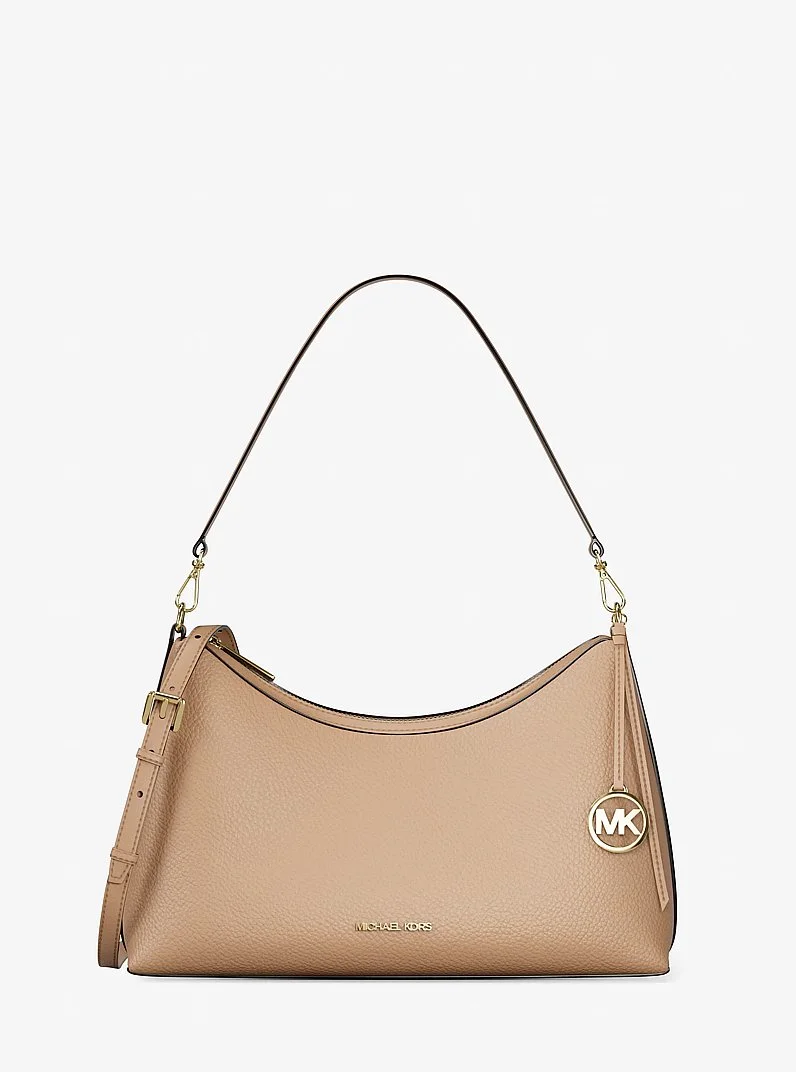 Sammy Medium Pebbled Leather Convertible Shoulder Bag - 1