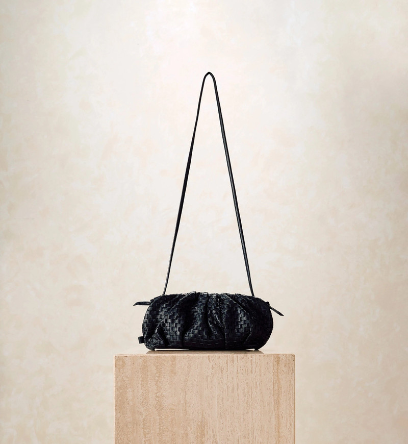 GIGI WOVEN CROSSBODY | BLACK 1