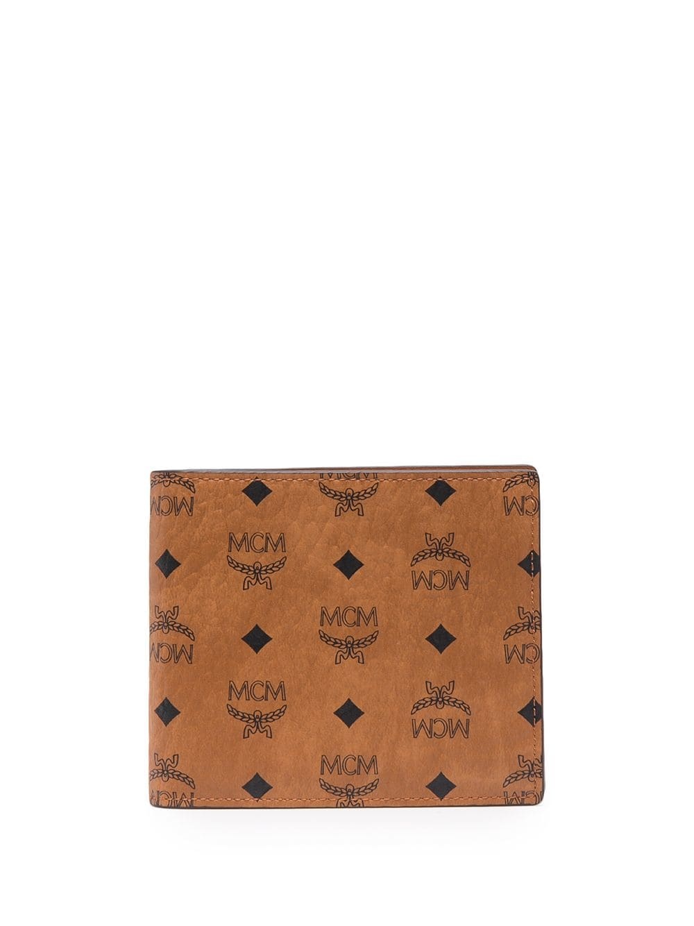 small monogram-print bi-fold wallet - 1