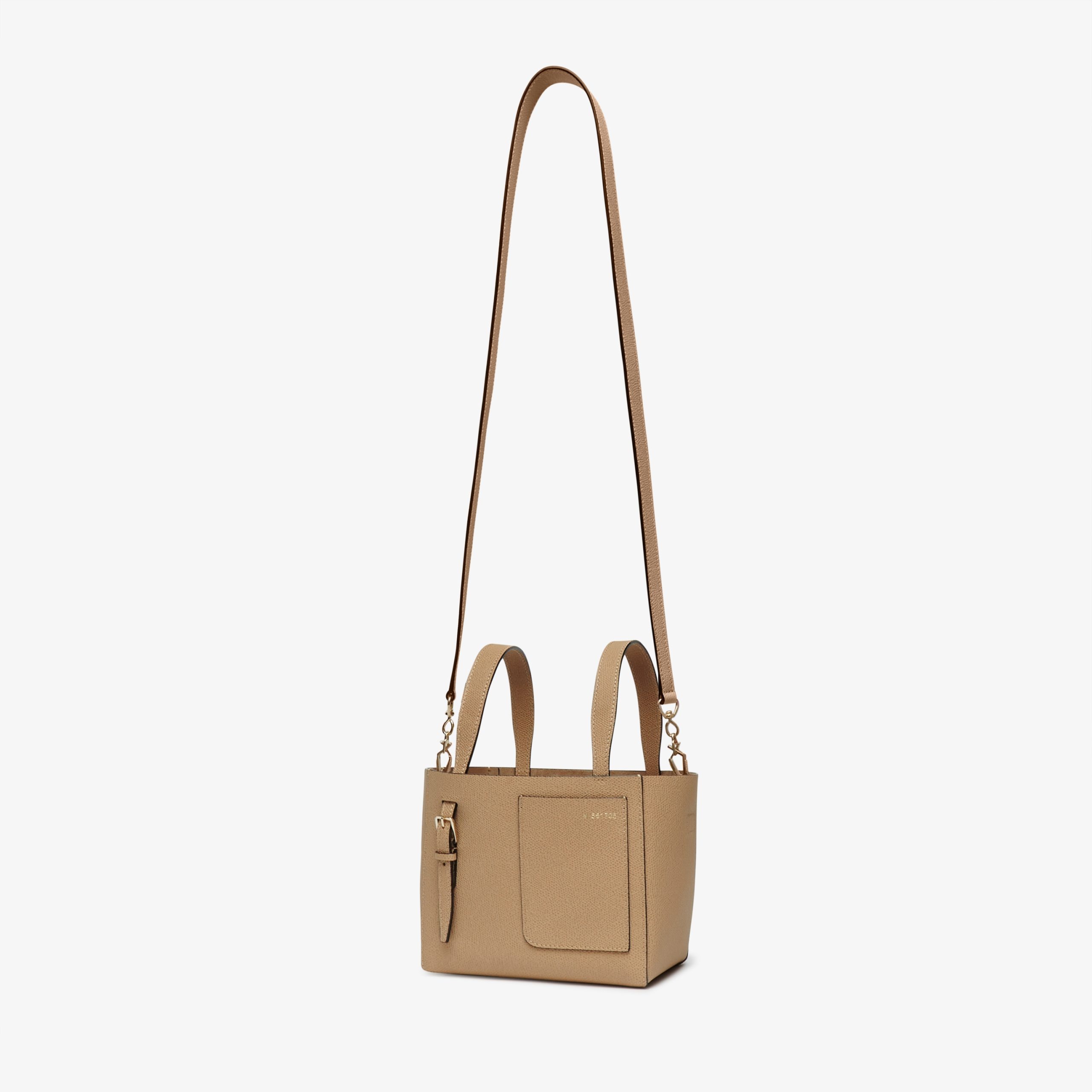 Valextra – Soft Bucket Micro Bag – Beige Cachemire - 4