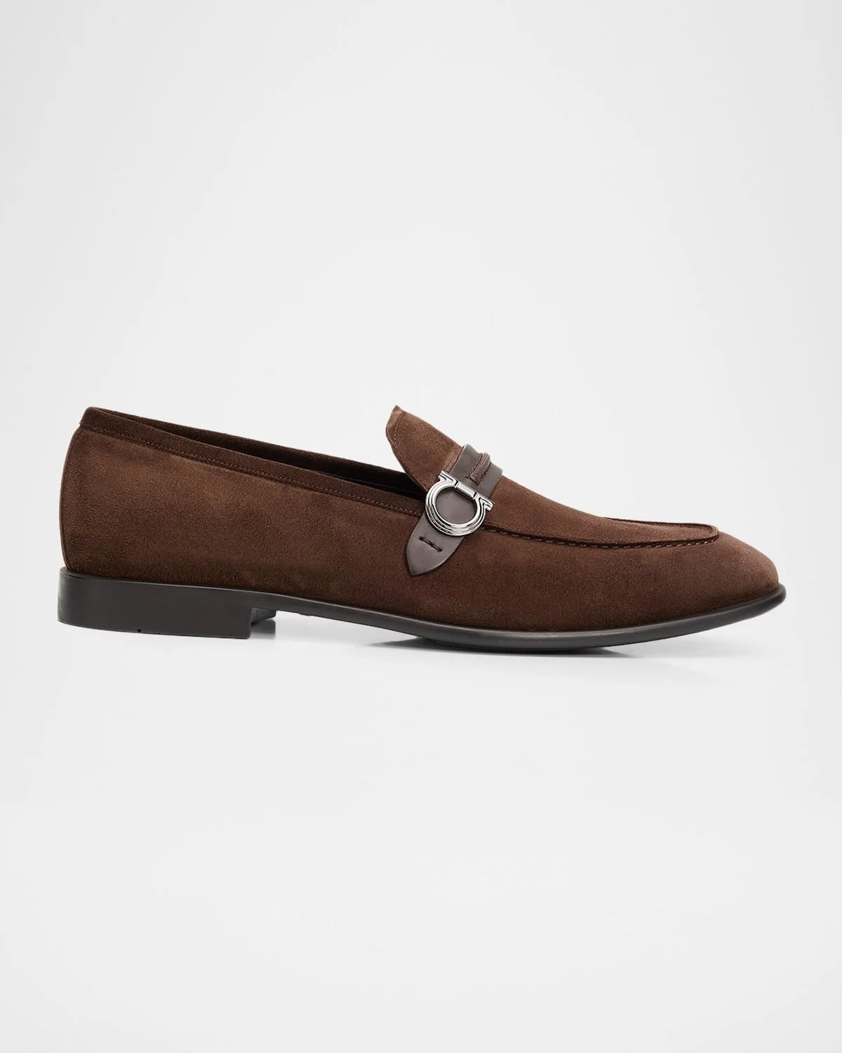 Men's Terence Suede Side-Gancio Loafers - 1