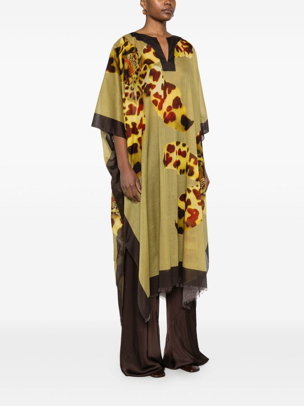 Printed cotton kaftan - 2