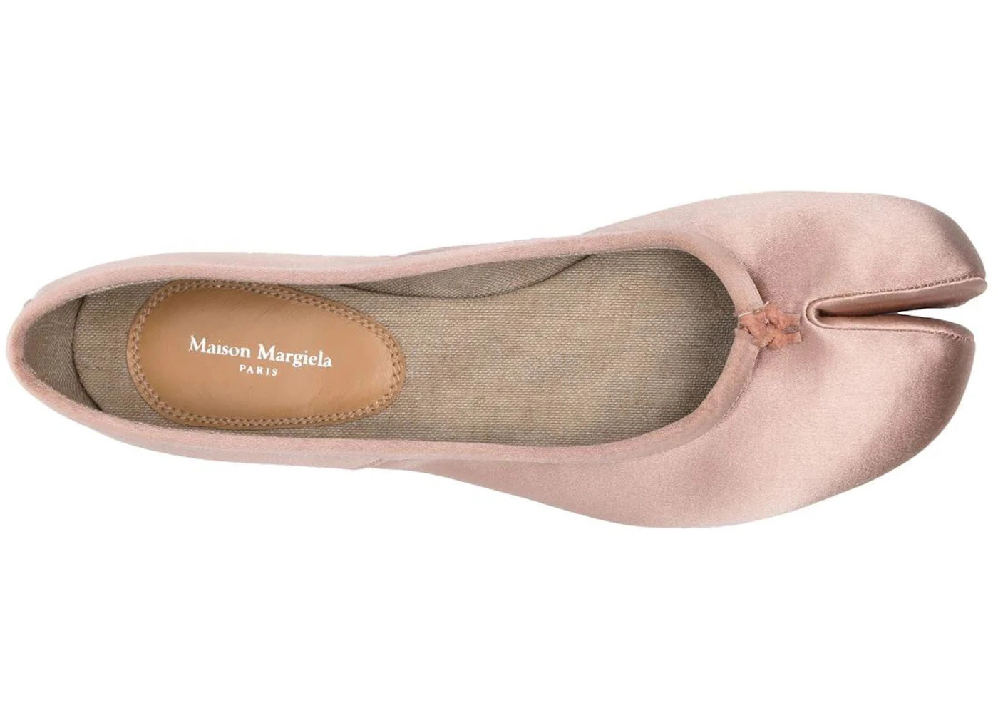 Maison Margiela Satin Tabi Ballerina Shoe Powder Pink (Women's) - 2