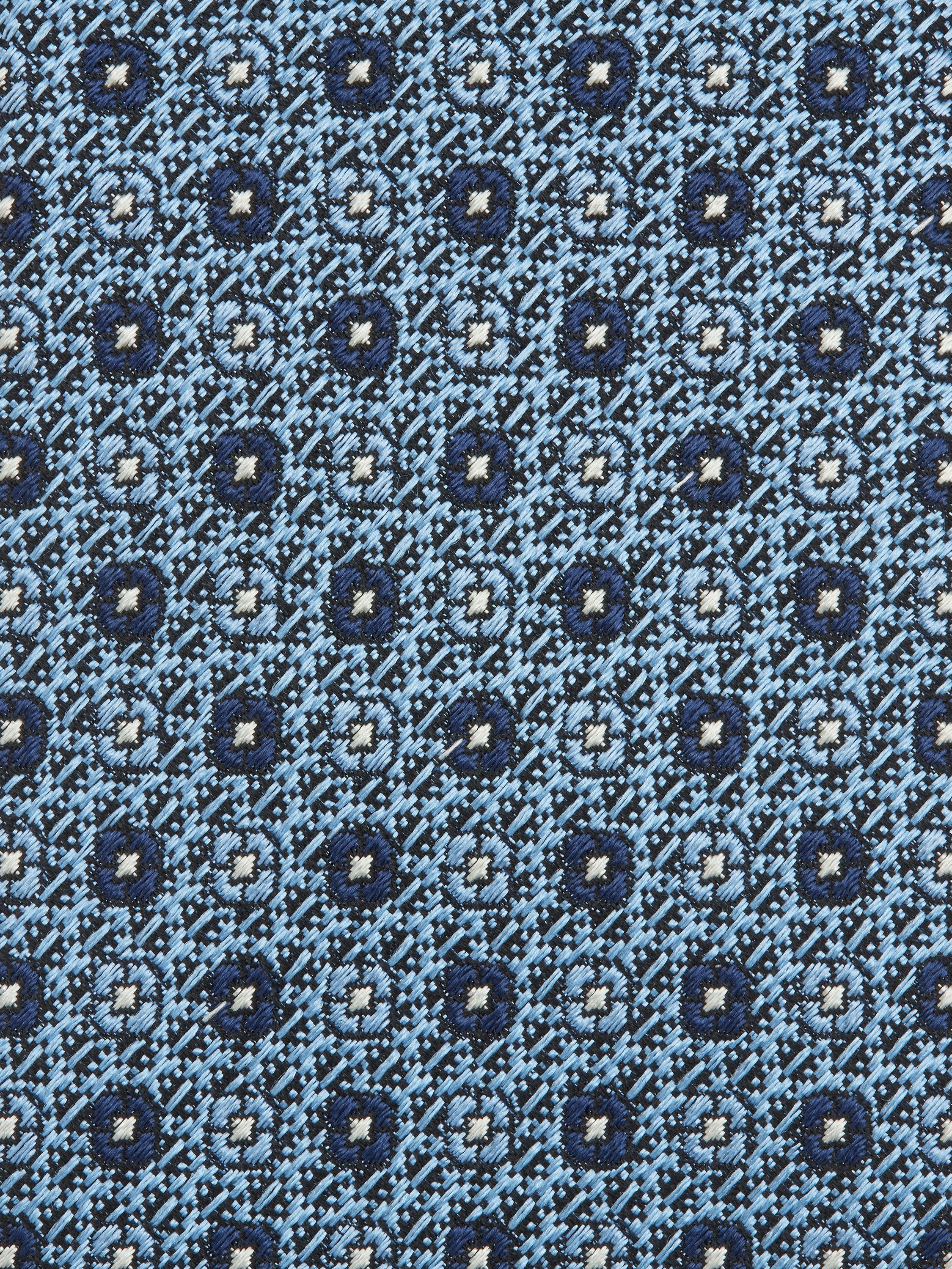 LIGHT BLUE SILK TIE - 2