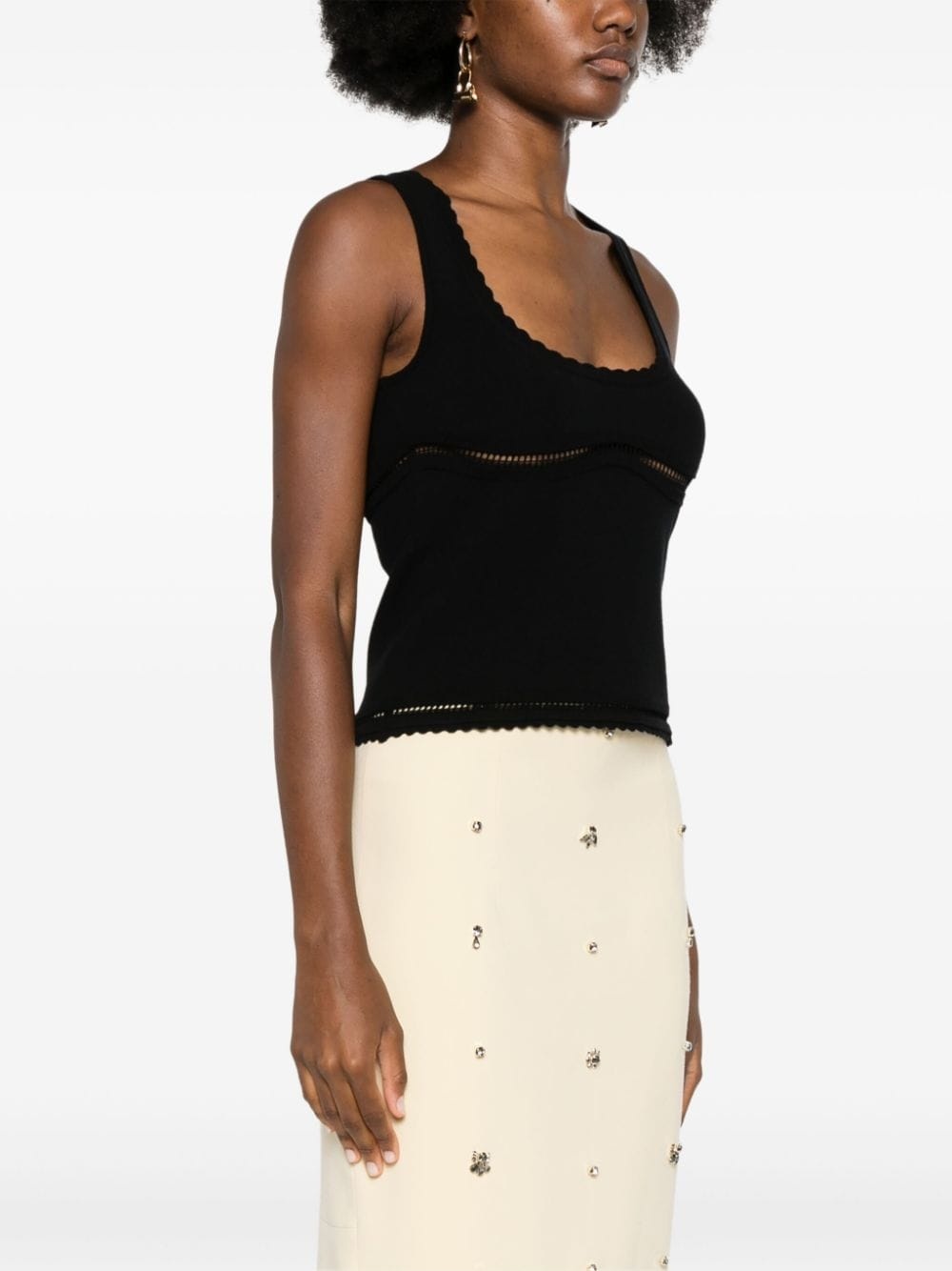cut-out detailed tank top - 3