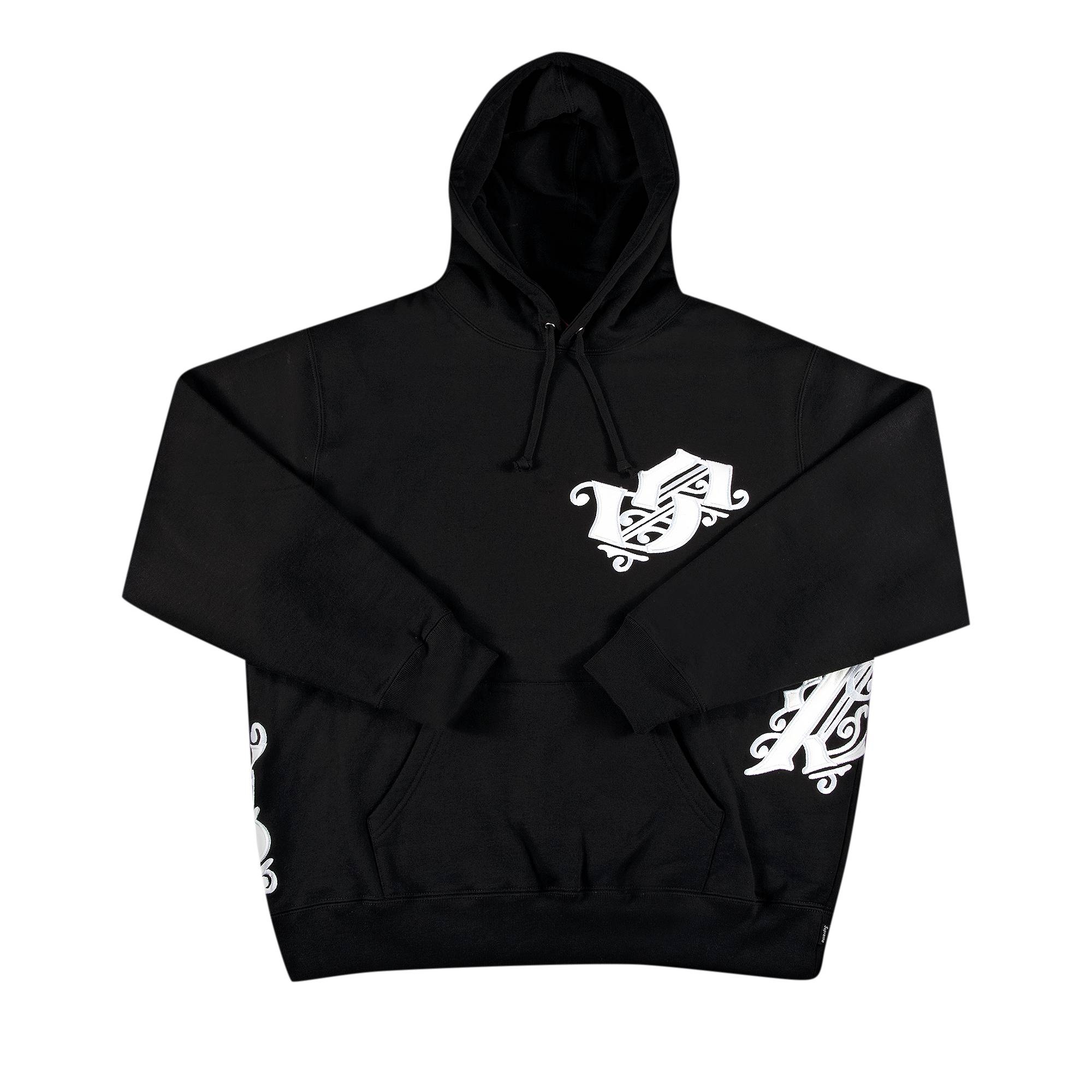 Supreme Supreme Old English Wrap Hooded Sweatshirt 'Black