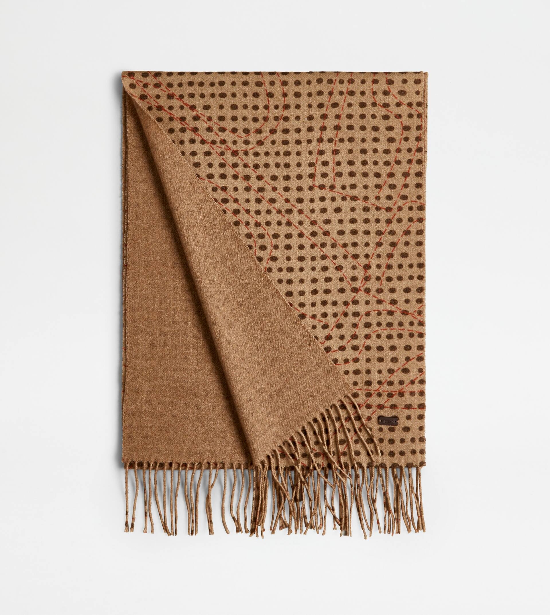 CASHMERE BLEND SCARF - WHITE - 2