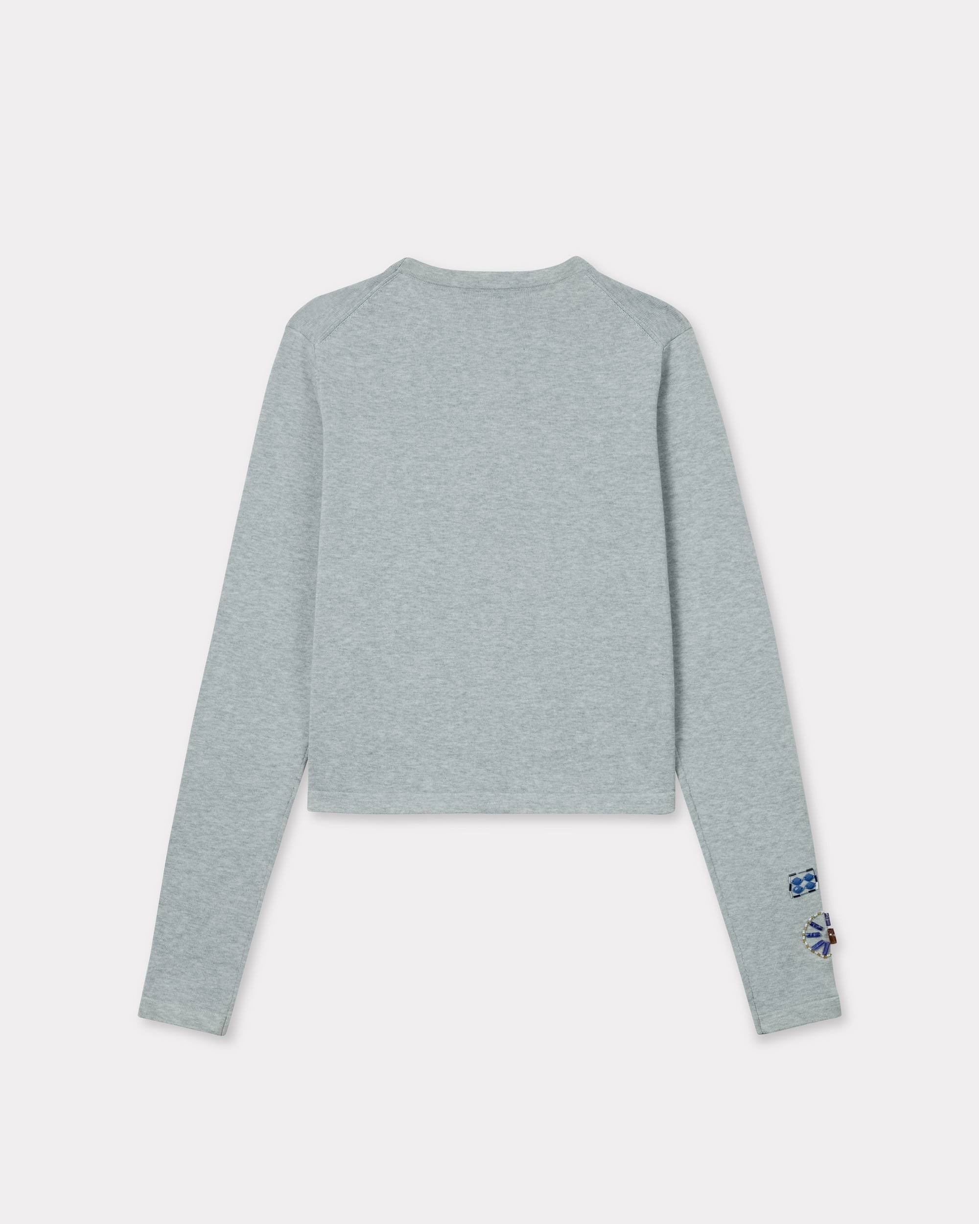 Embroidered cardigan in cotton - 2