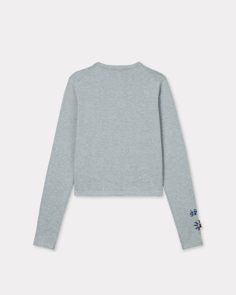 KENZO Embroidered cardigan in cotton outlook