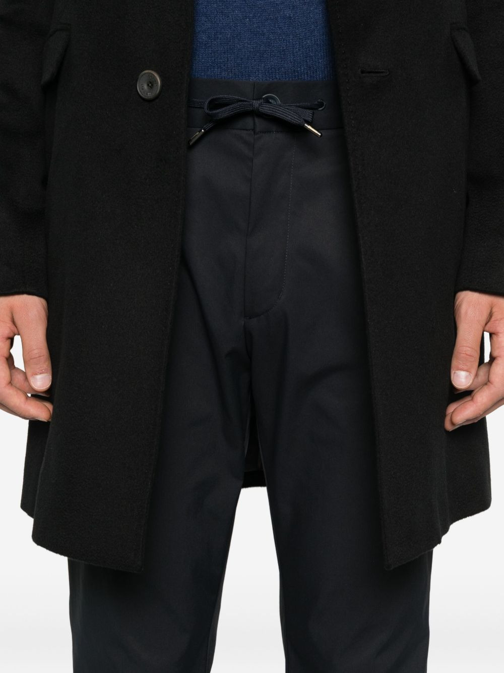 pleated drawstring trousers - 5