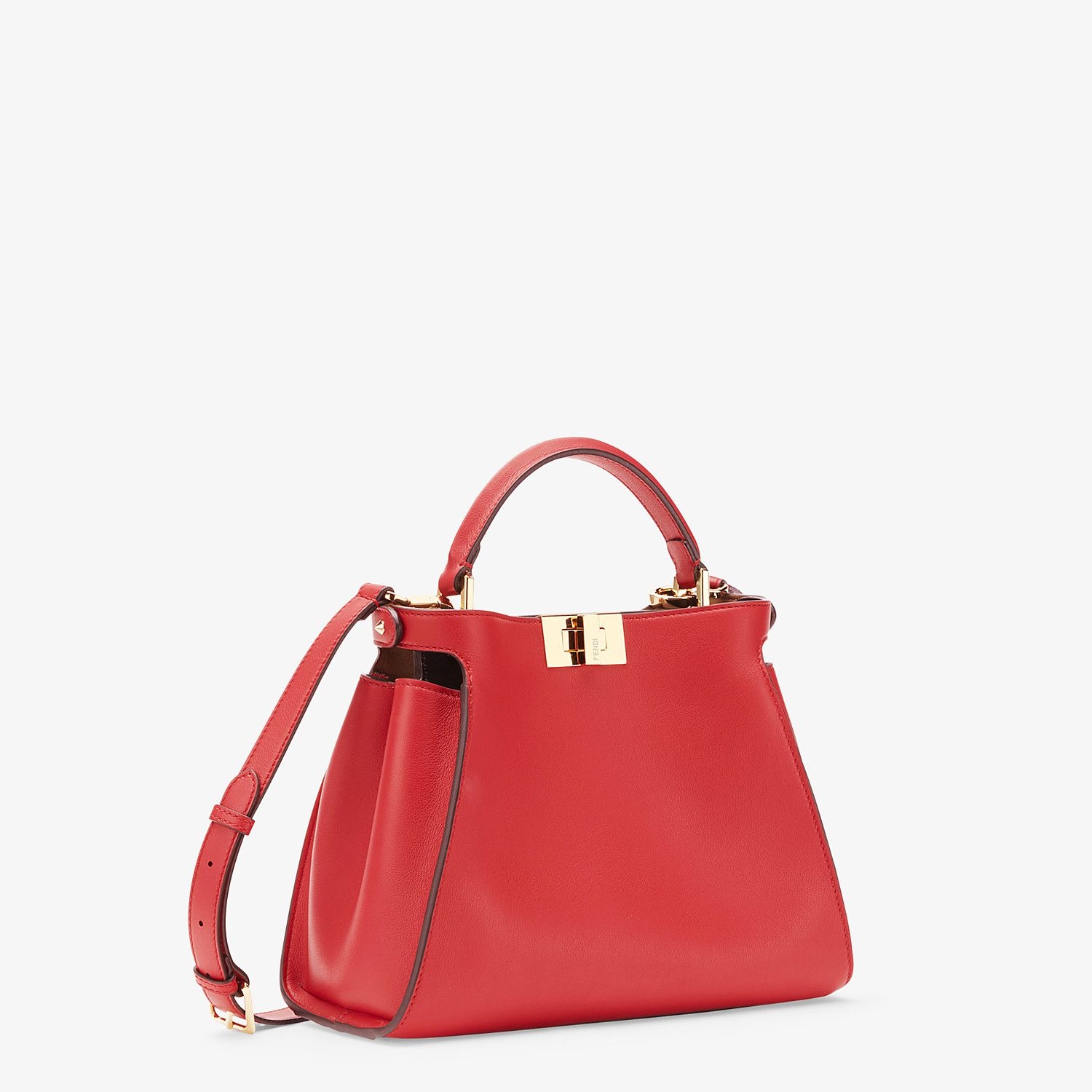 Red leather bag - 2