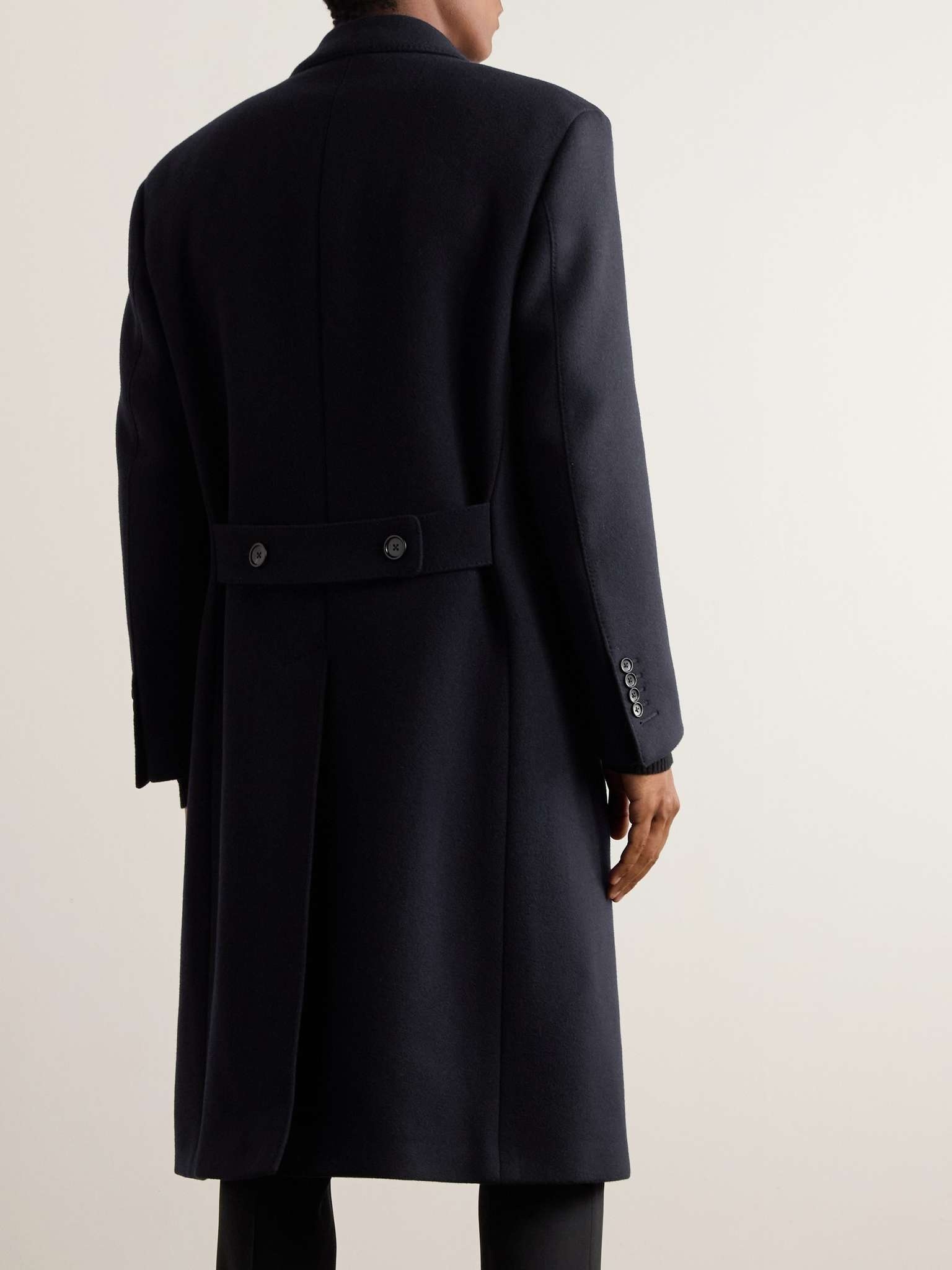 Oversized Double-Breasted Wool Coat - 4