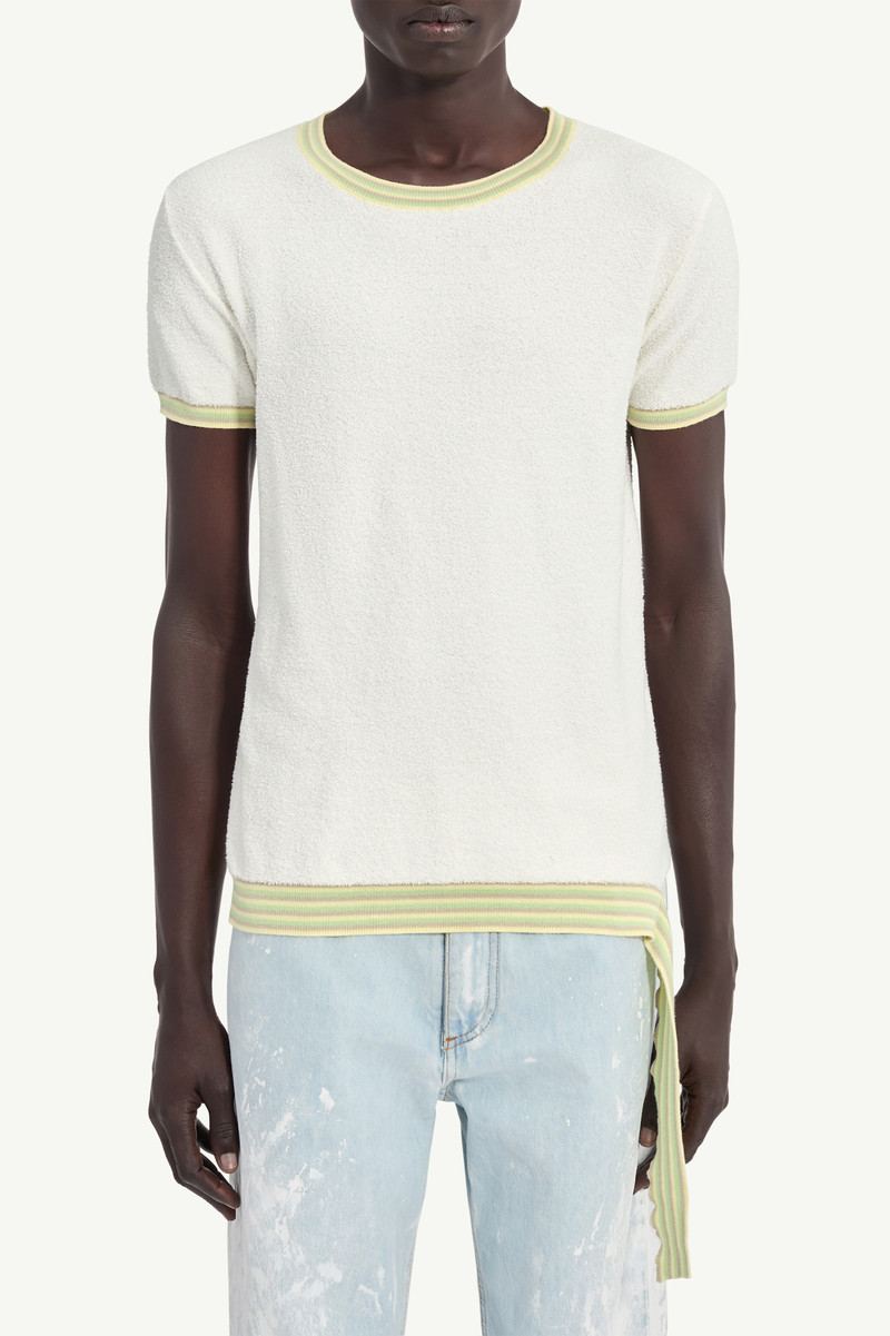 Bouclé Knit T-Shirt 4