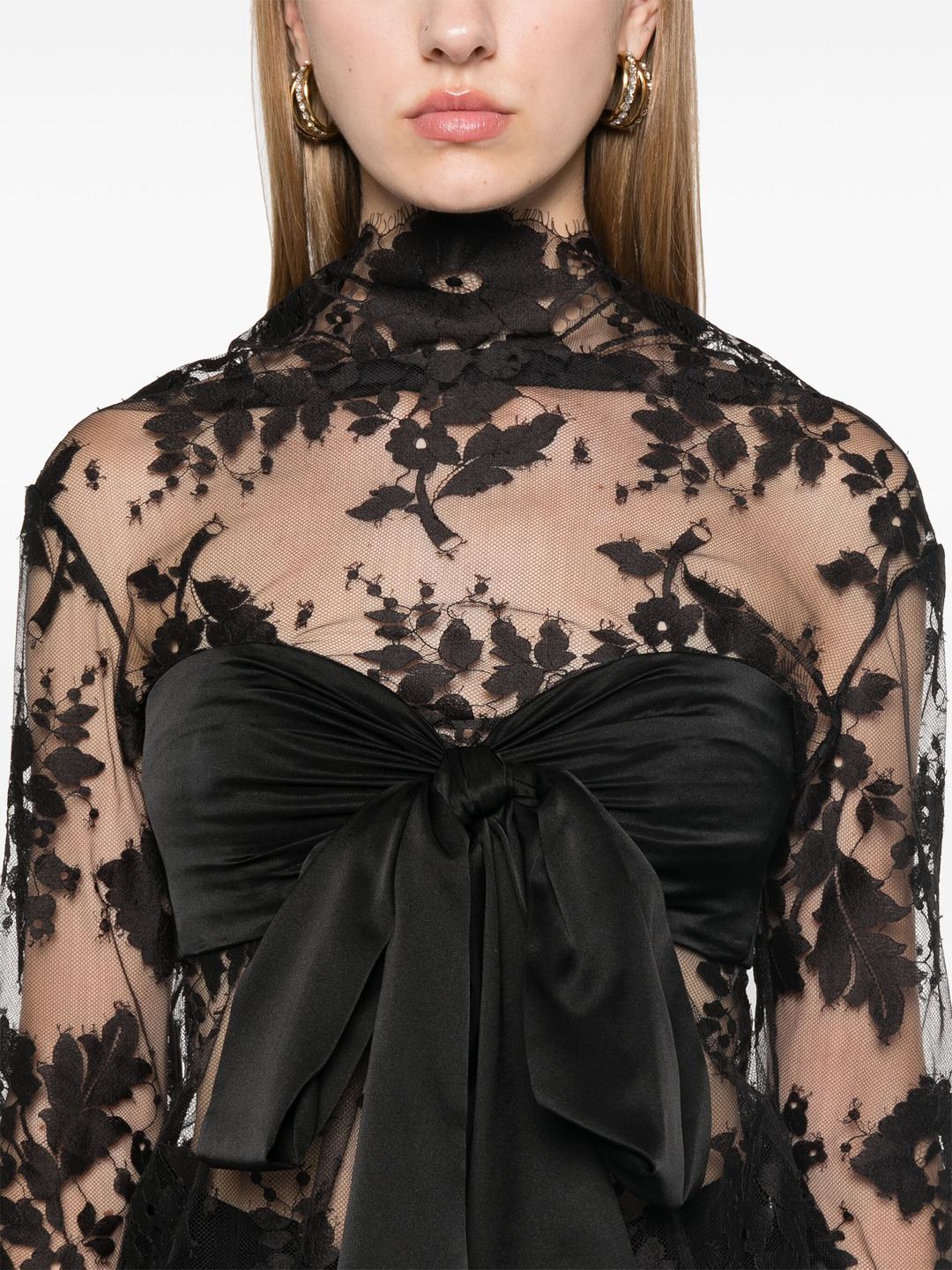 Zimmermann Illustration Lace Bow Bodice Top | club21