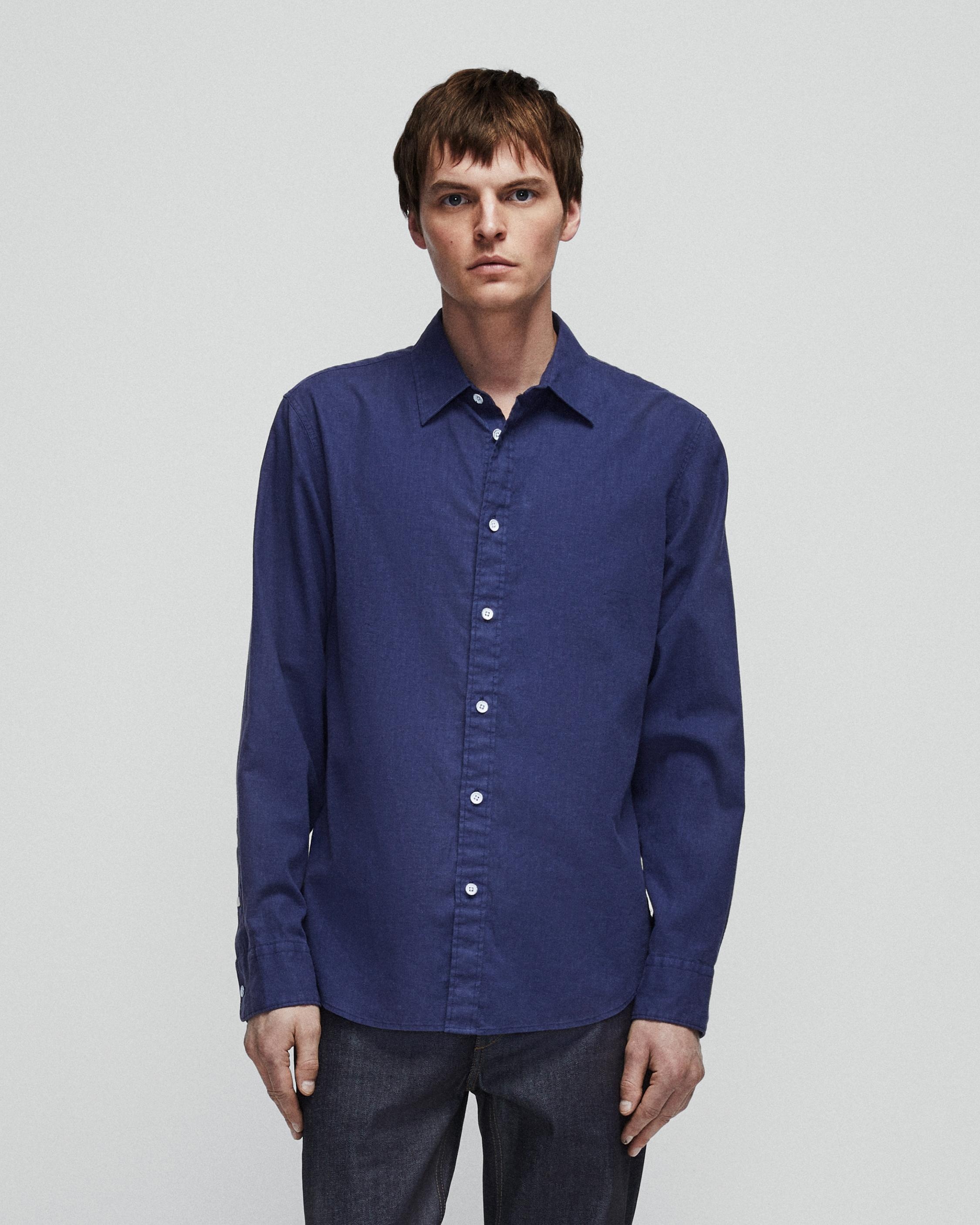 Gus Cotton Shirt
Relaxed Fit Button Down Shirt - 4