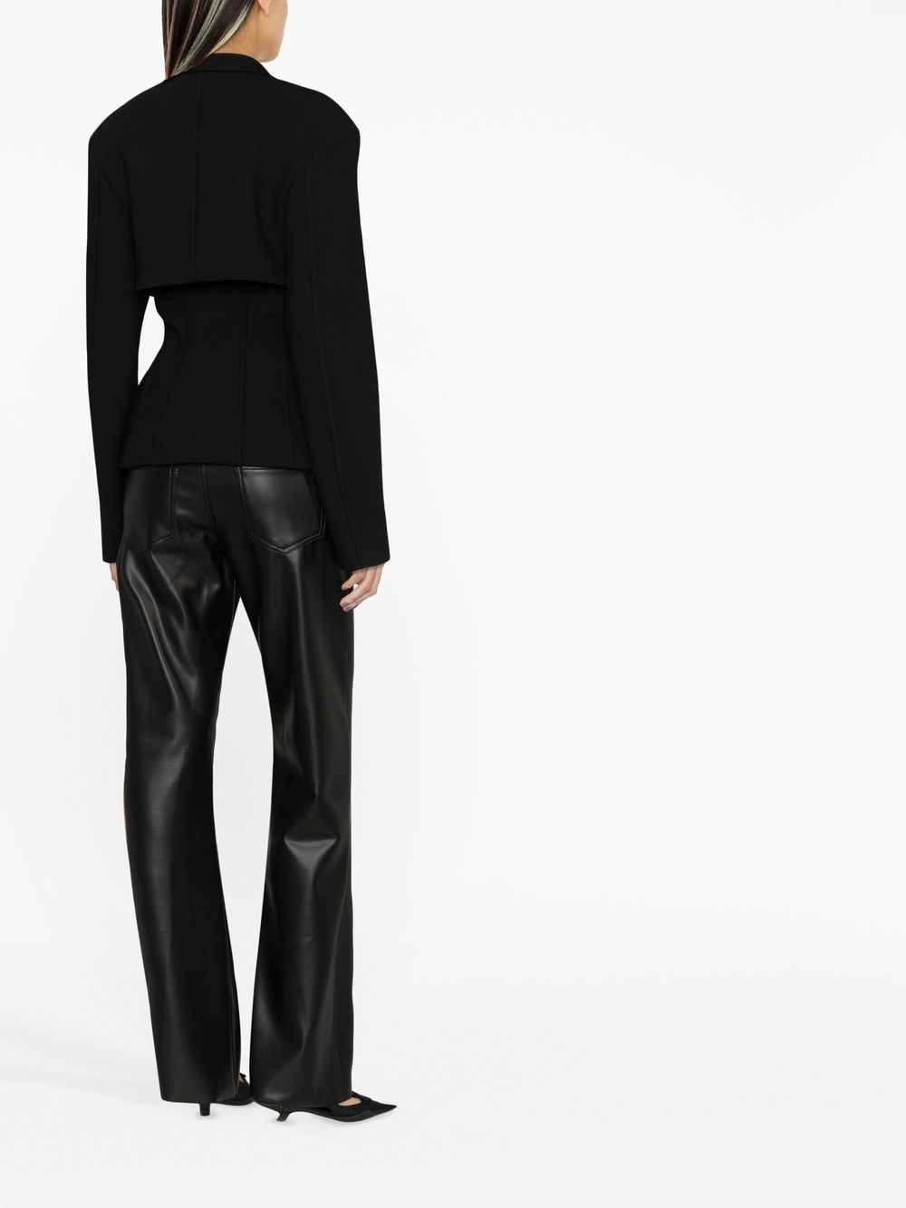 layered-design zipped jacket - 4