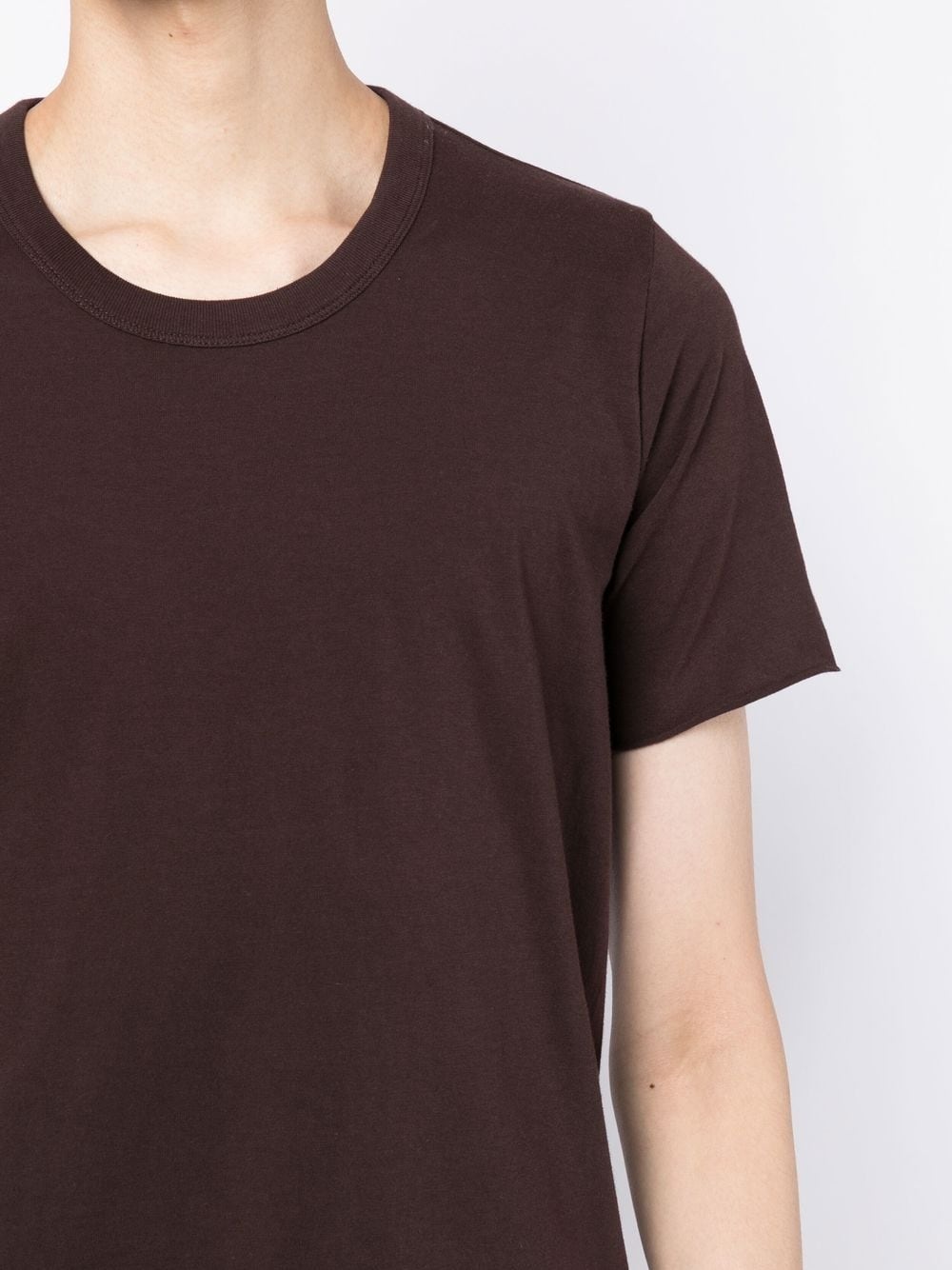 longline cotton T-shirt - 5