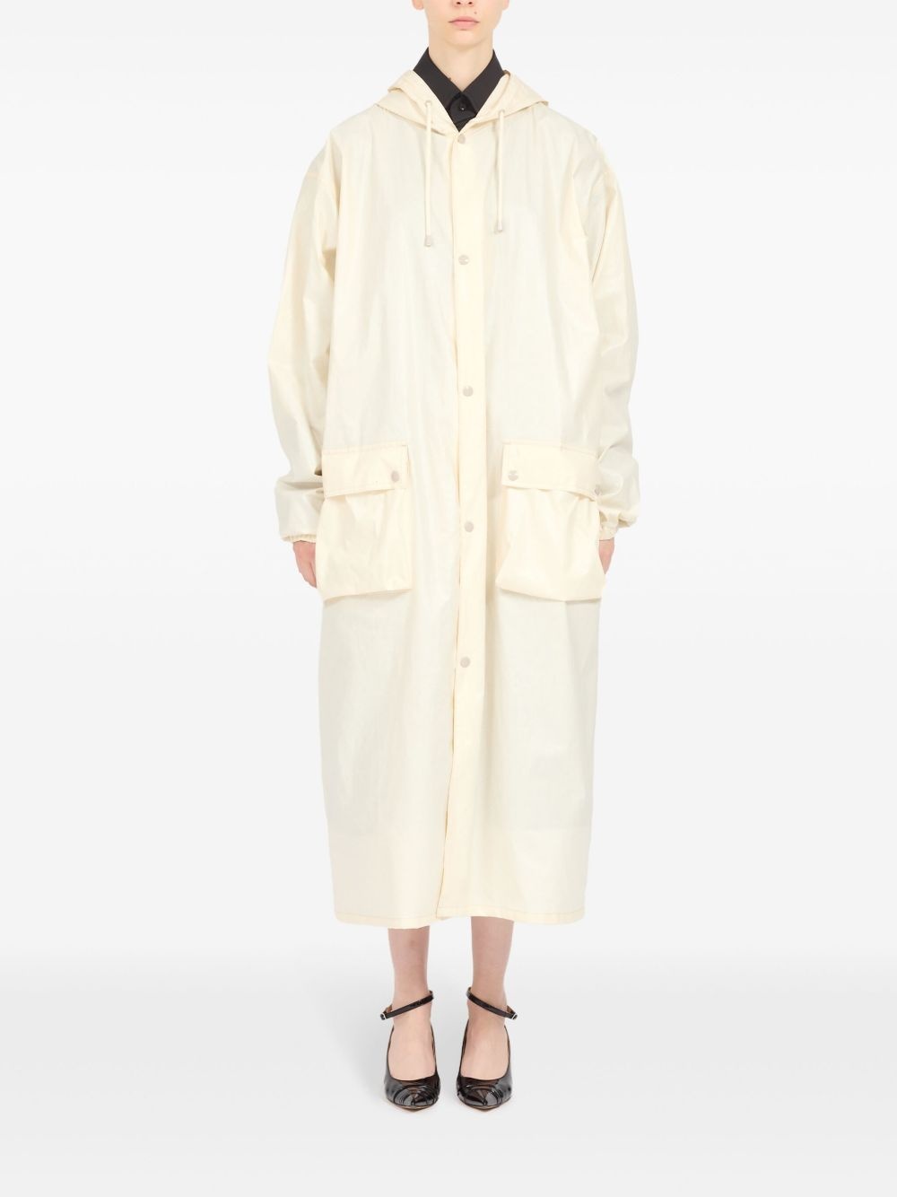single-breasted trench coat - 2