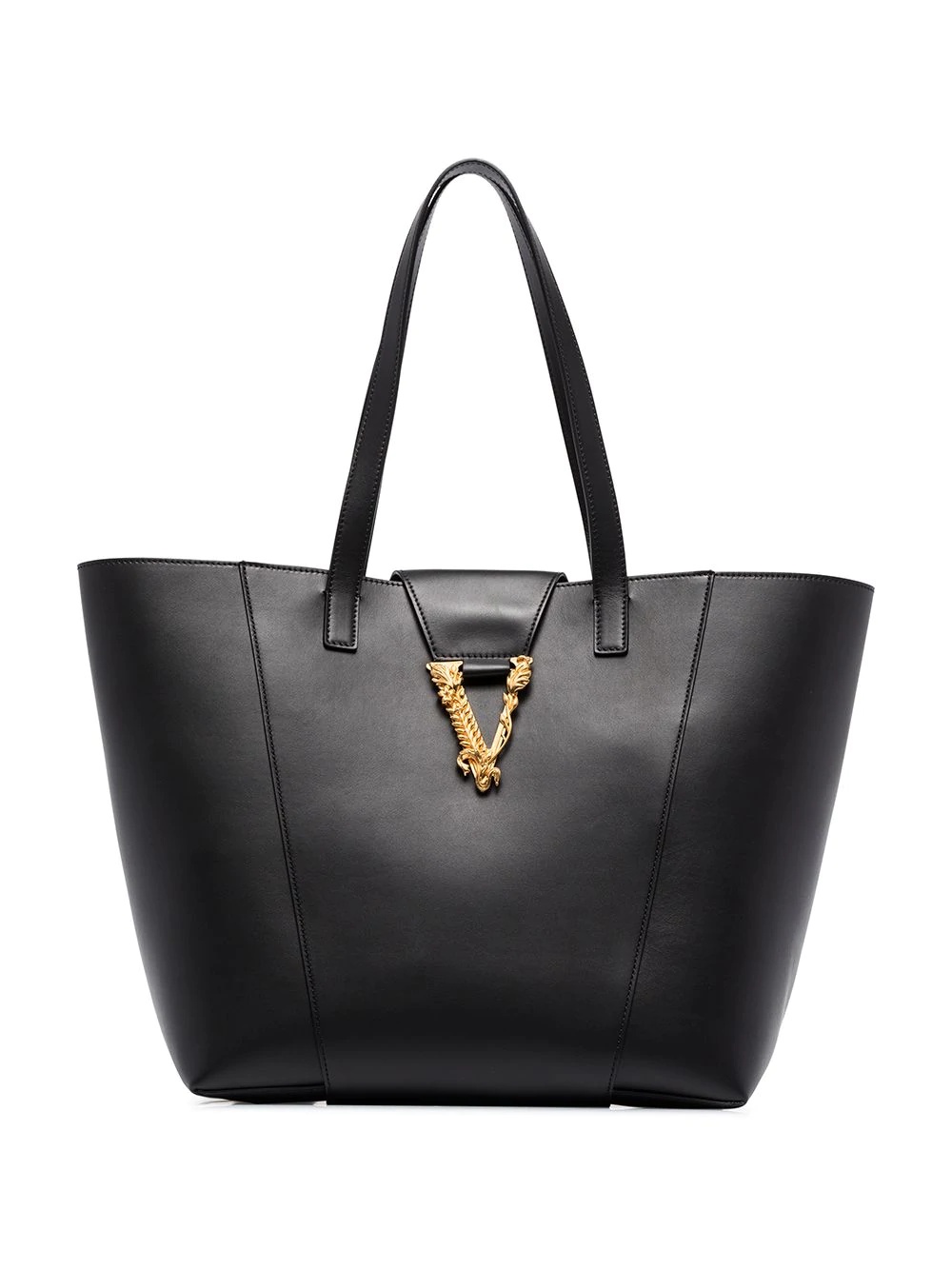 calfskin V tote - 1