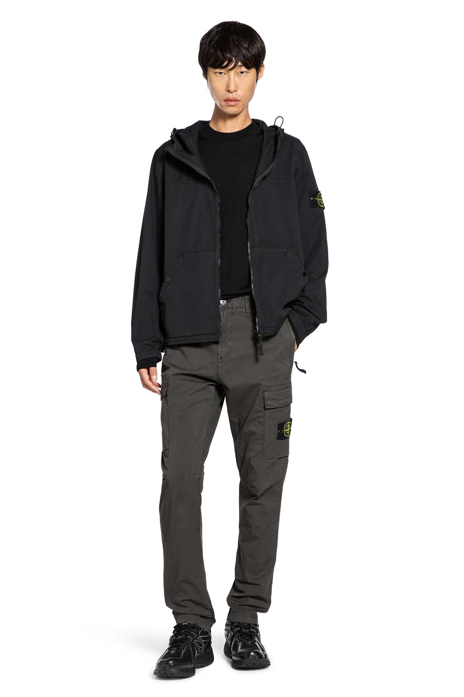 Stone Island Man Grey Trousers - 5
