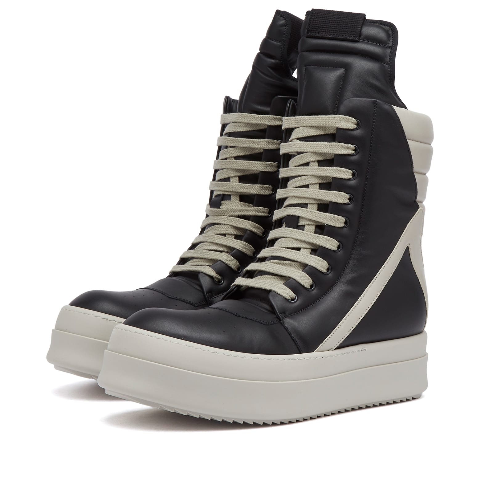 Rick Owens Leather Geobasket Sneakers - 2