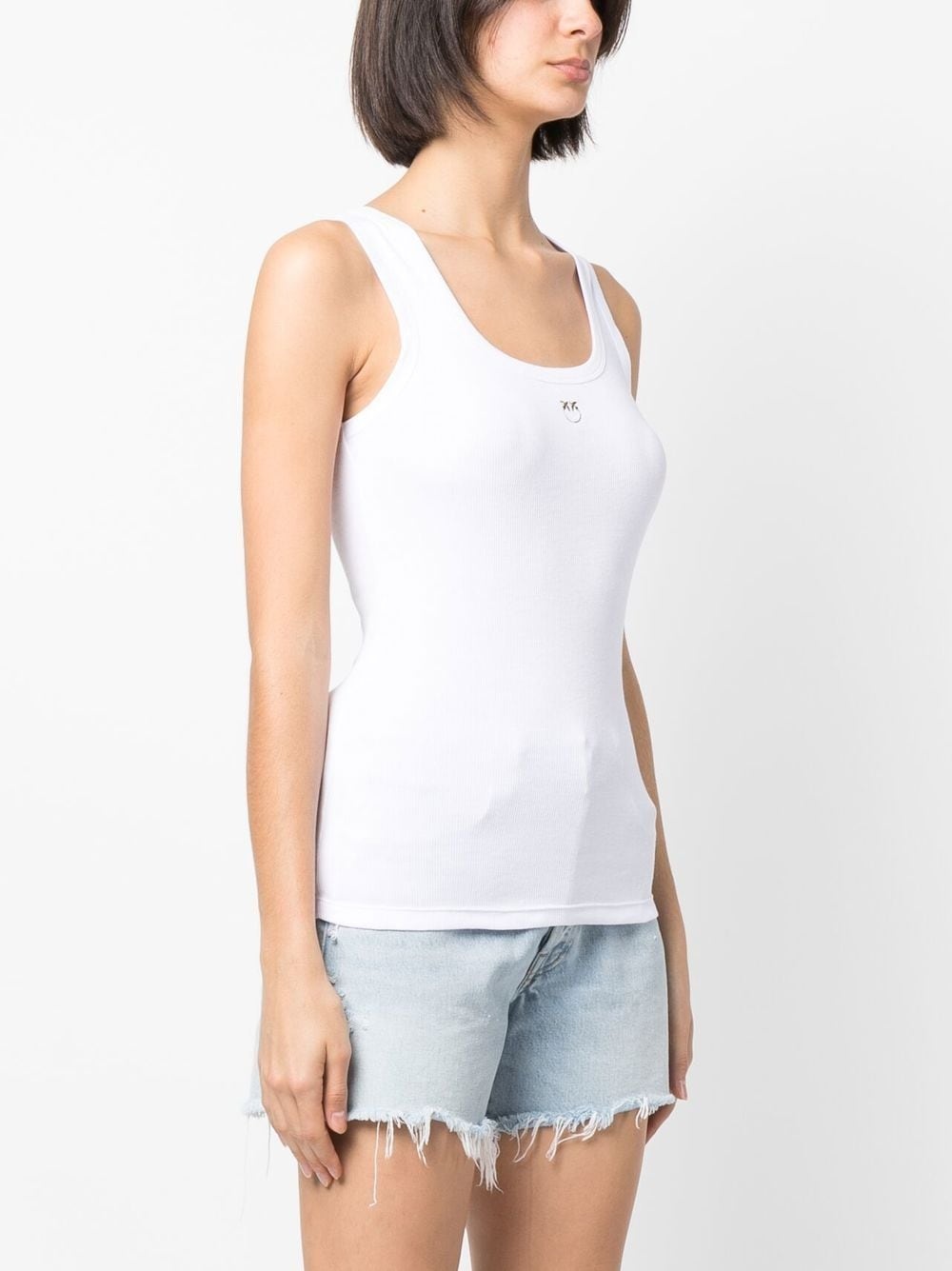 embroidered Love-Birds logo vest - 3
