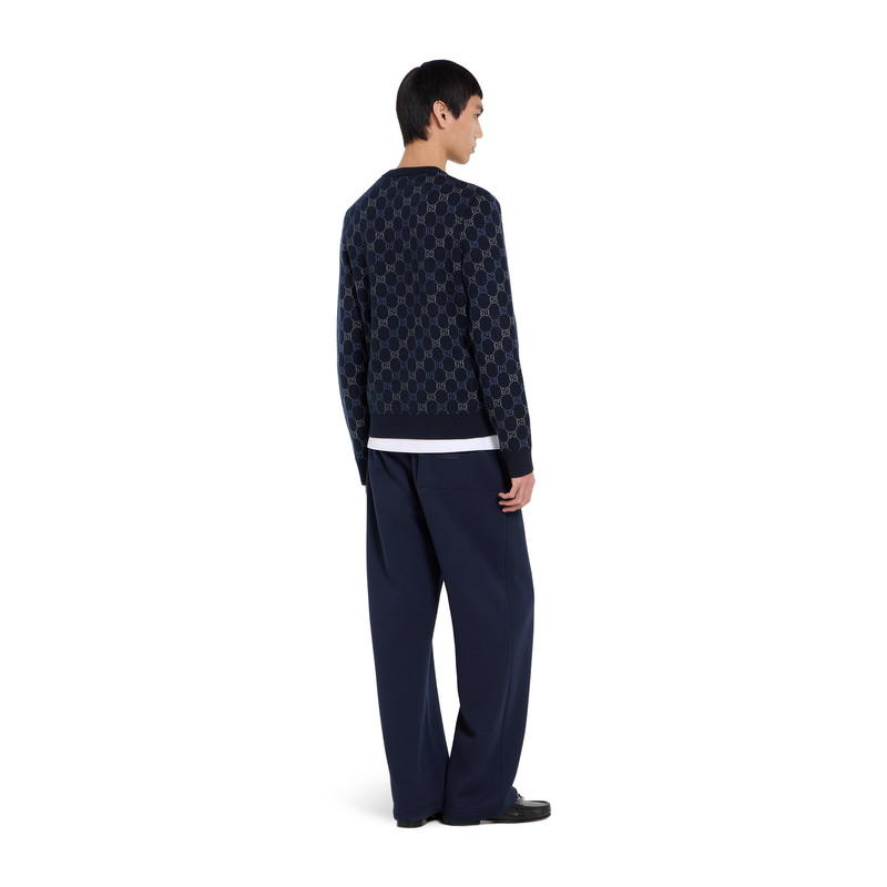 GG double wool knit sweater 5