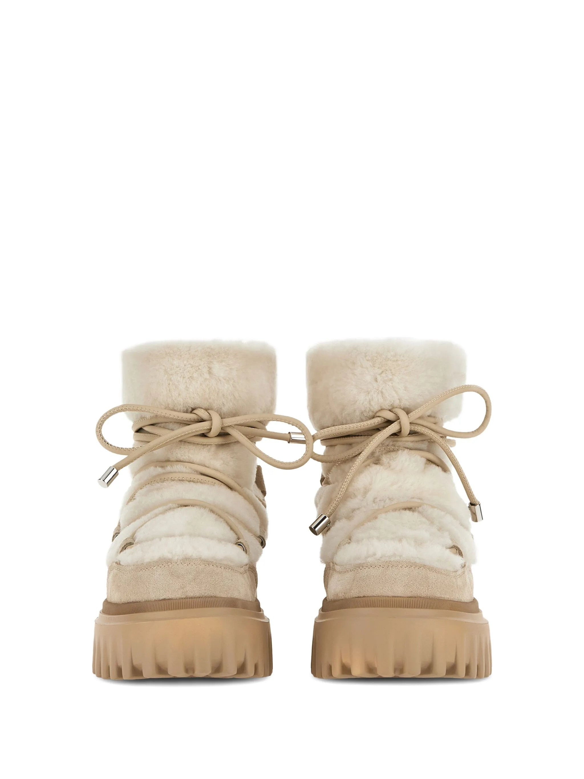 Hogan Shearling-trim Boots - 4