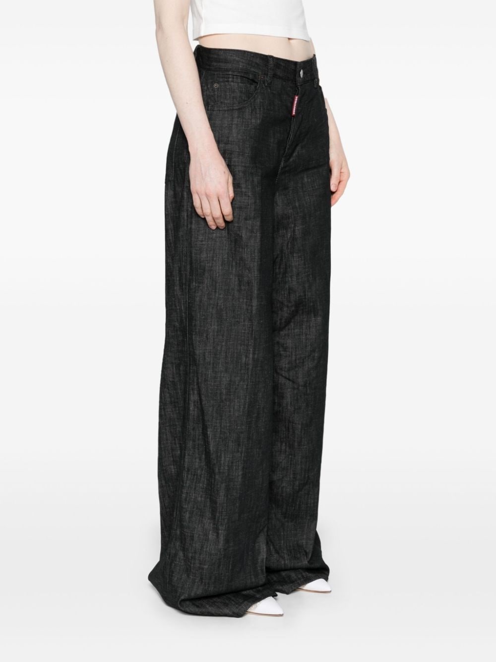 Traveller mid-rise wide-leg jeans - 3