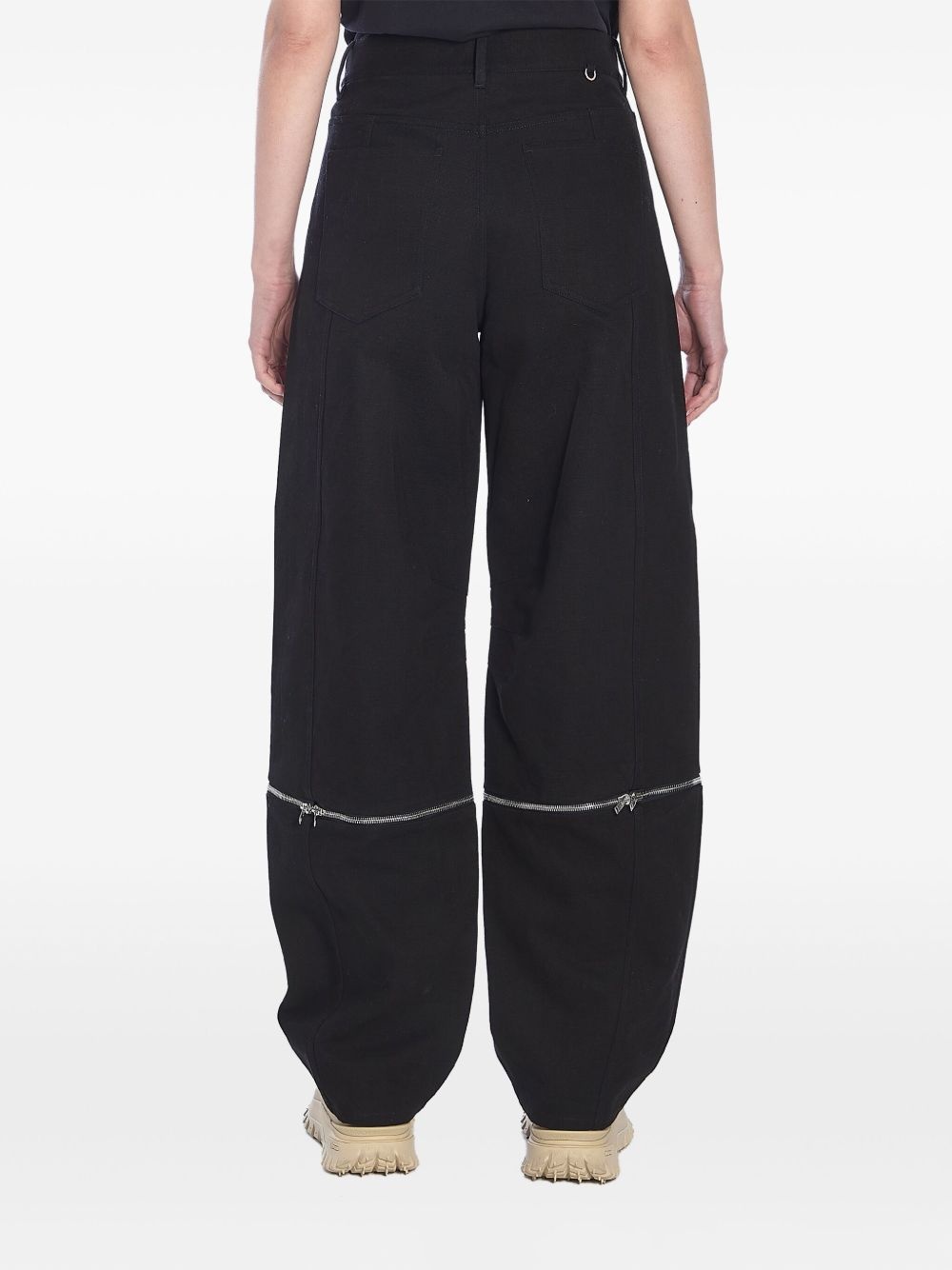 cotton baggy pants - 4
