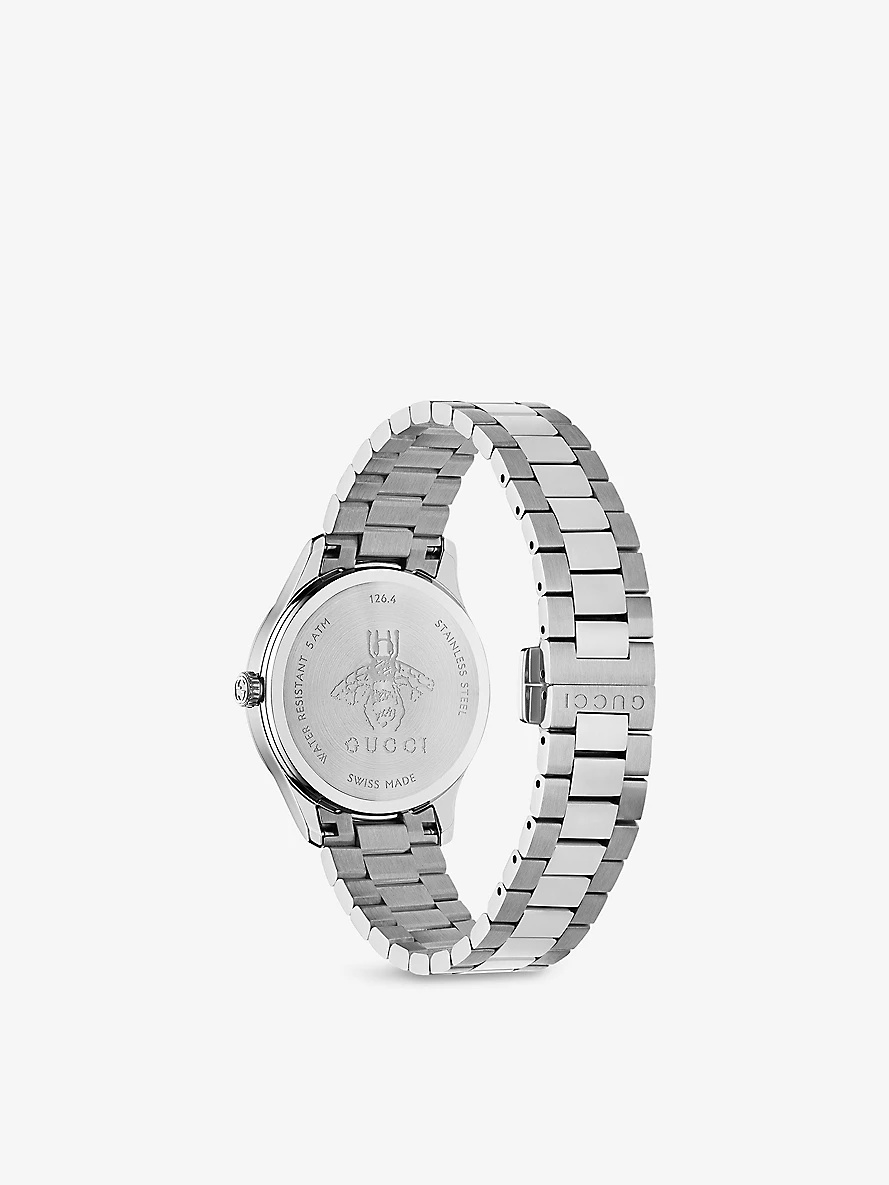 YA1265031 G-Timeless stainless-steel quartz watch - 3