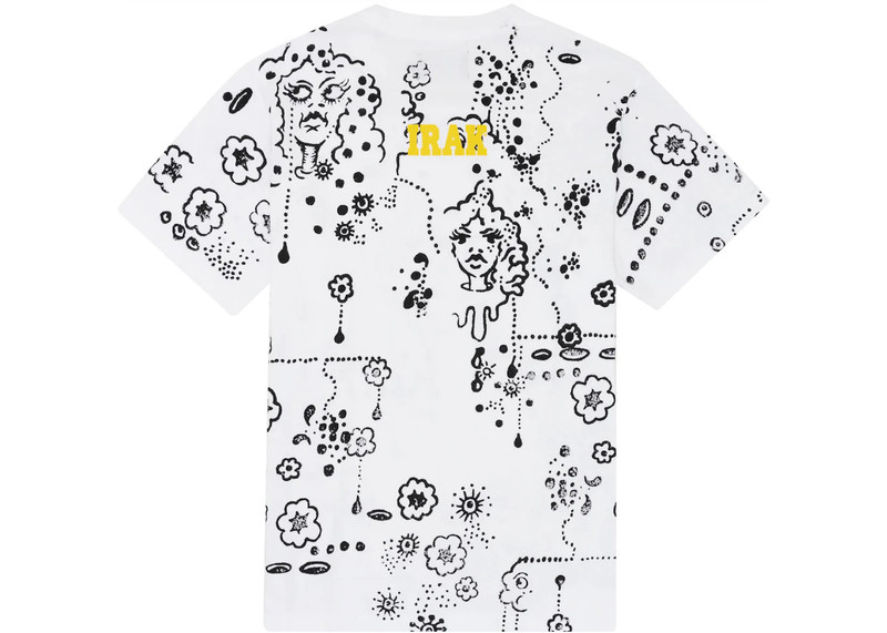 DENIM TEARS Denim Tears Irak Tears Tee White outlook