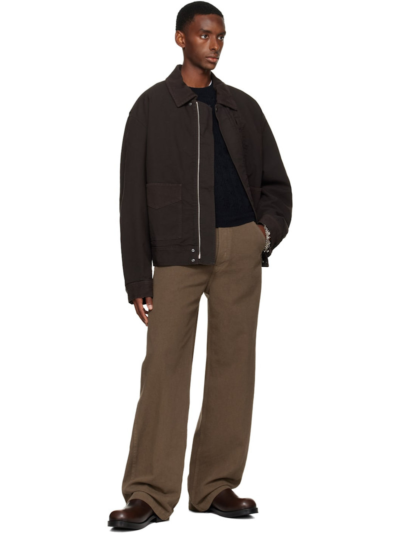 Dries Van Noten Brown Insulated Jacket outlook